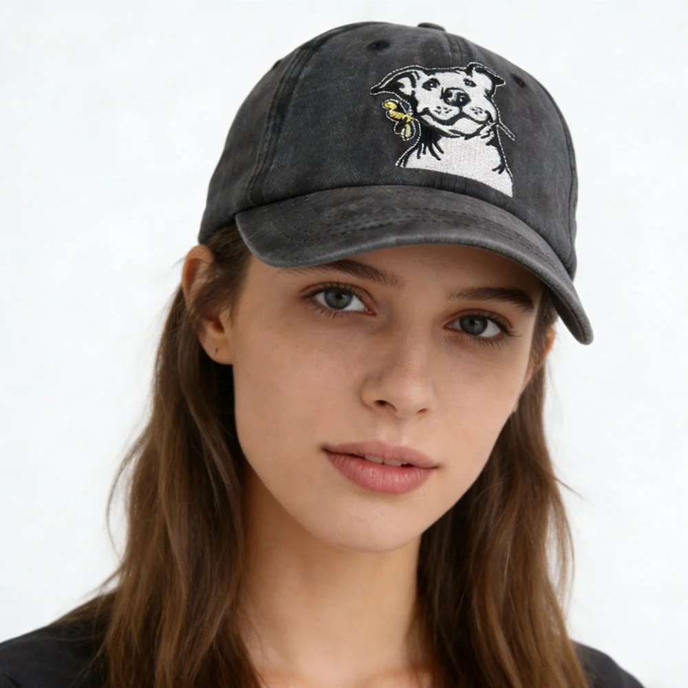 Adjustable Dog Dad Baseball Cap