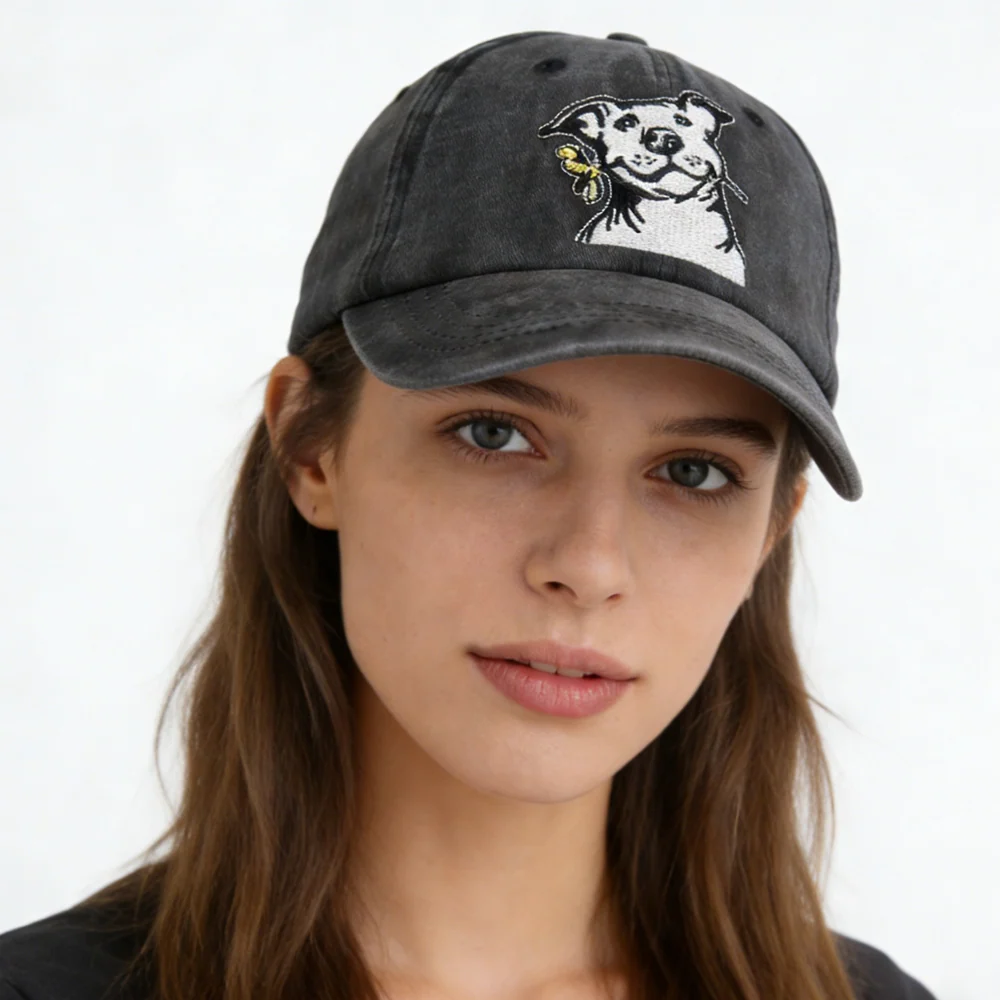 Adjustable Dog Dad Baseball Cap