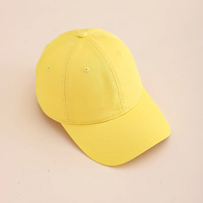 Adjustable Solid Color Baseball Cap for Men & Women
