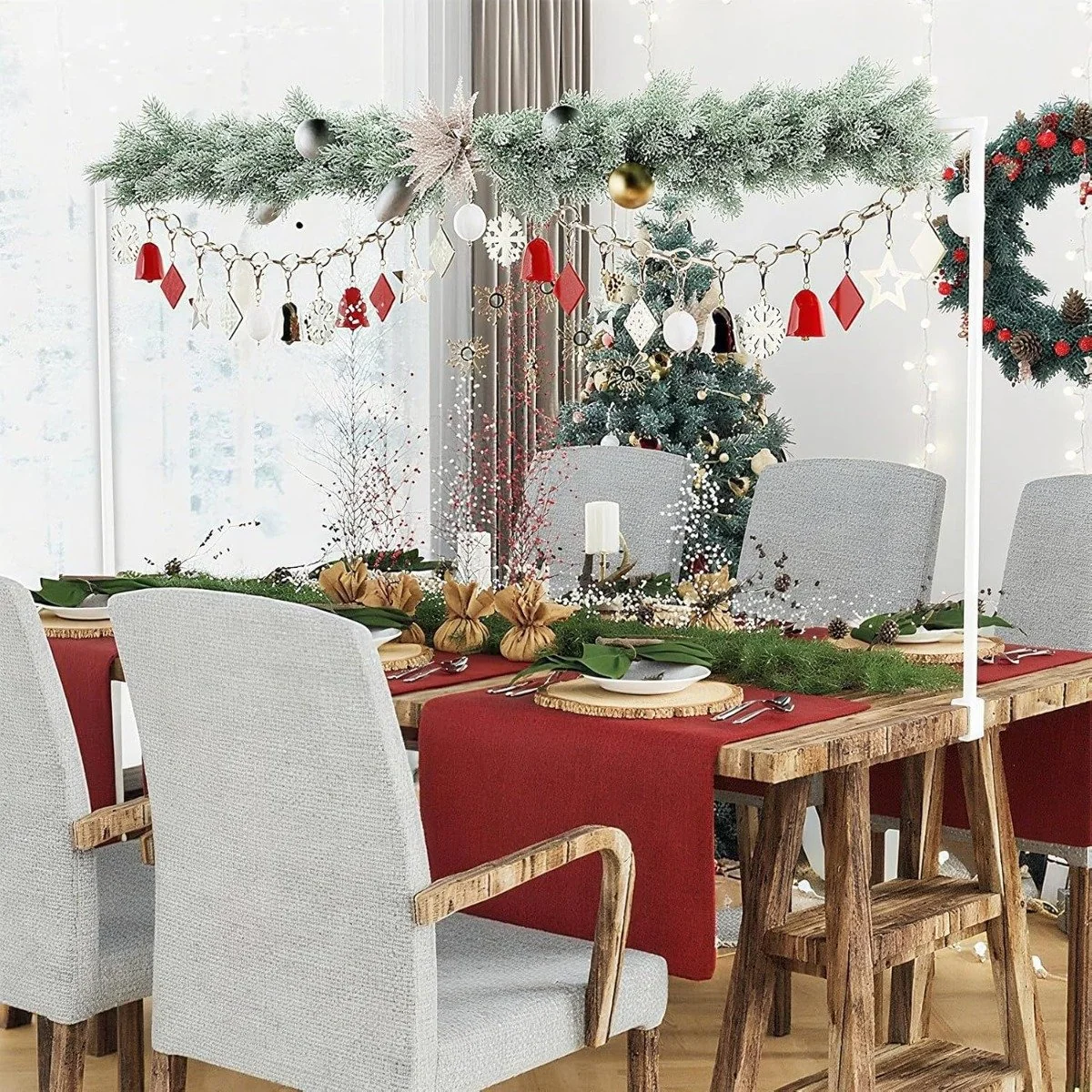 Adjustable Table Arch Stand with Clamps