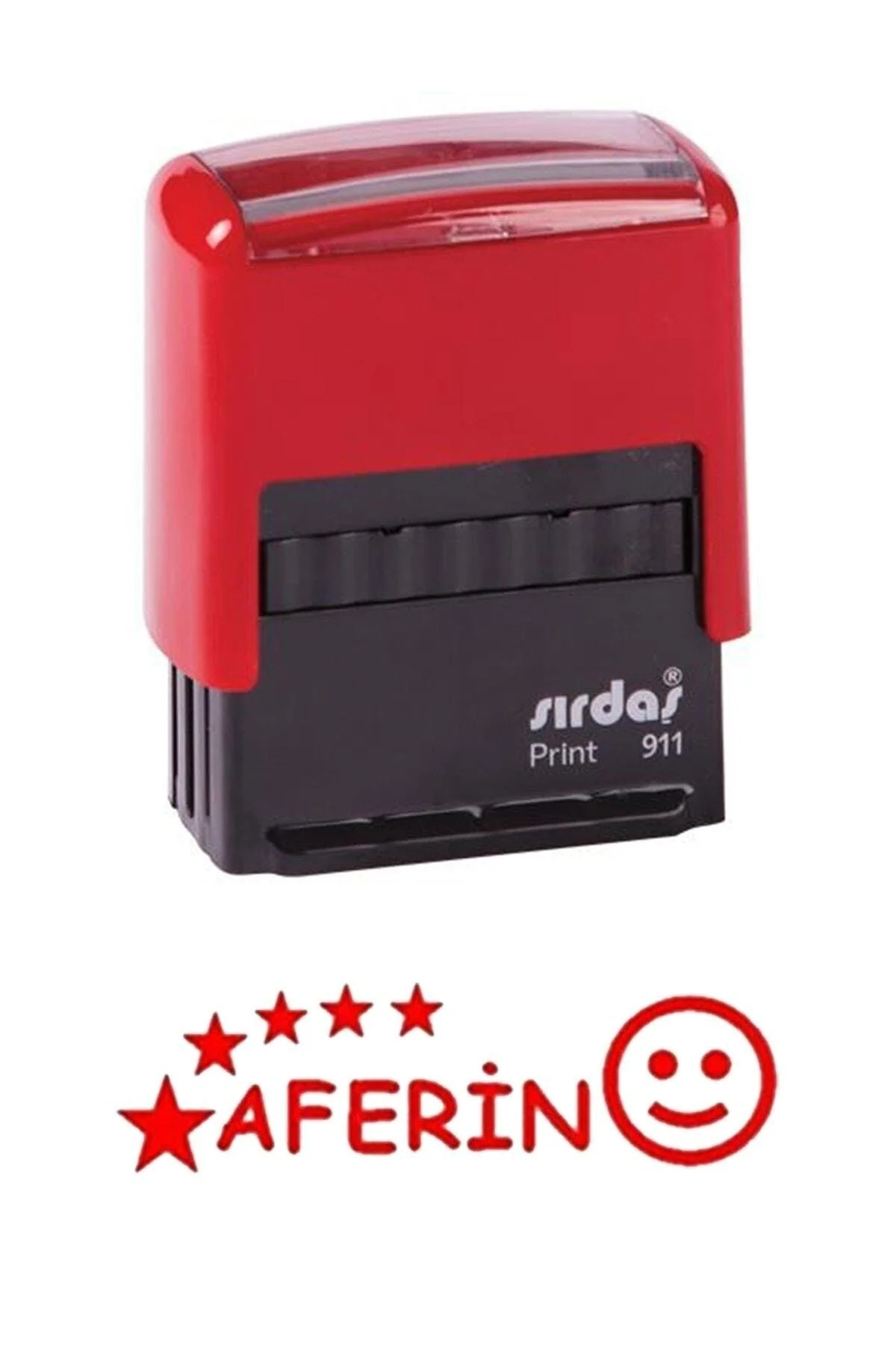 Red Felt Eyebrow Stencil Templates (38x12mm)