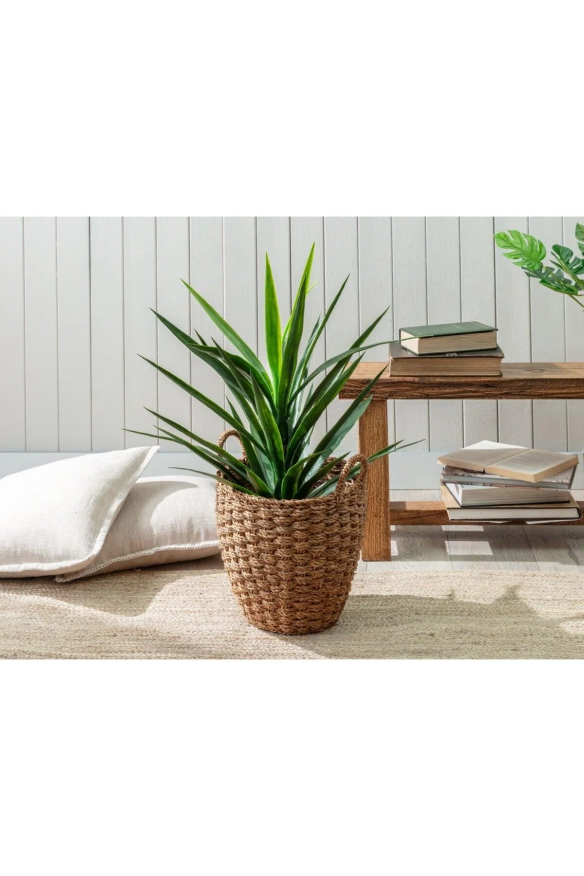Natural Wicker Storage Basket, Soil Tone, 34 x 30 cm