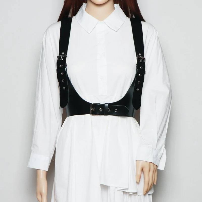 All-Match Adjustable Imitation Leather Belt