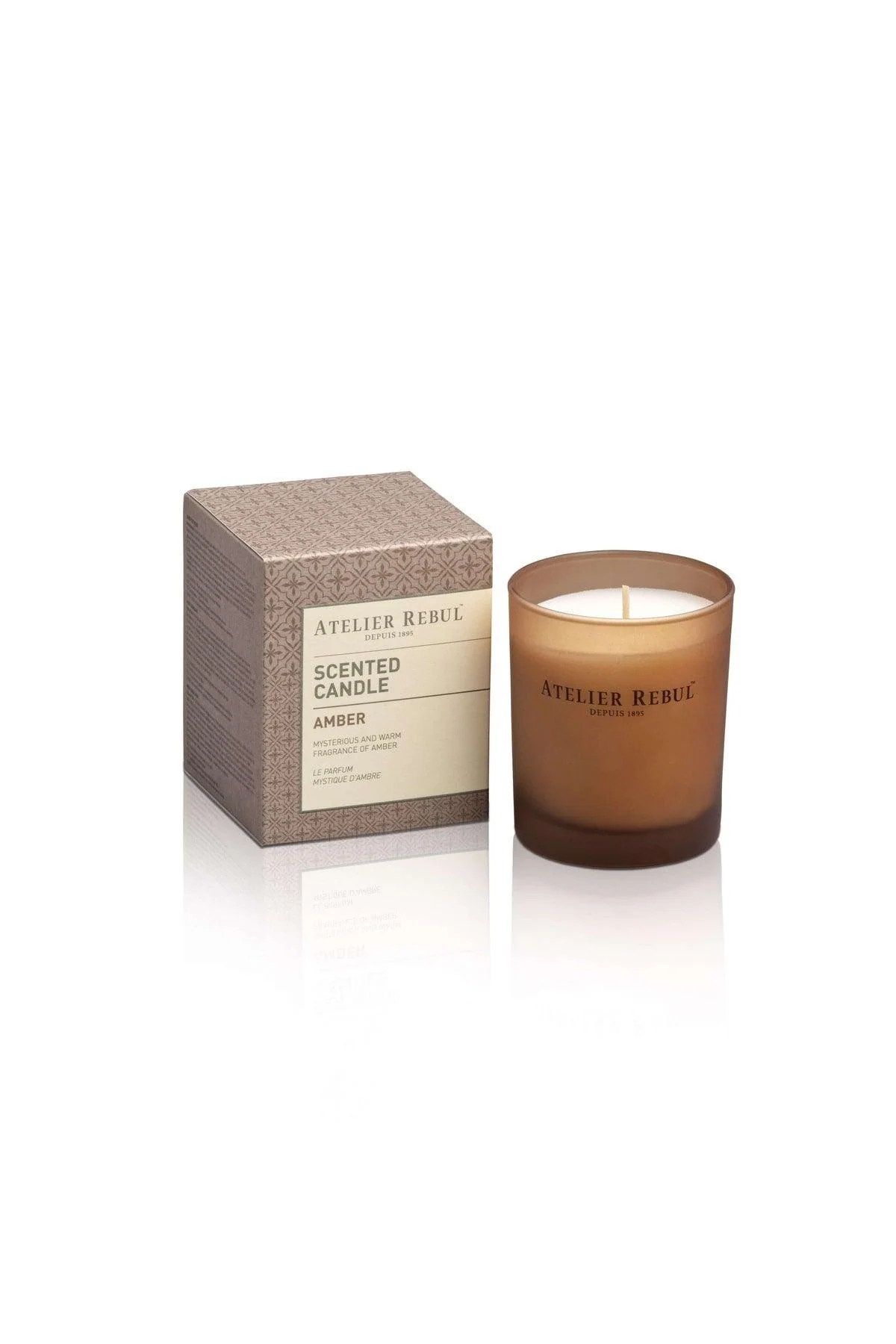 Amber Scented Candle – 30‑Hour Burn, Herbal Wax Blend