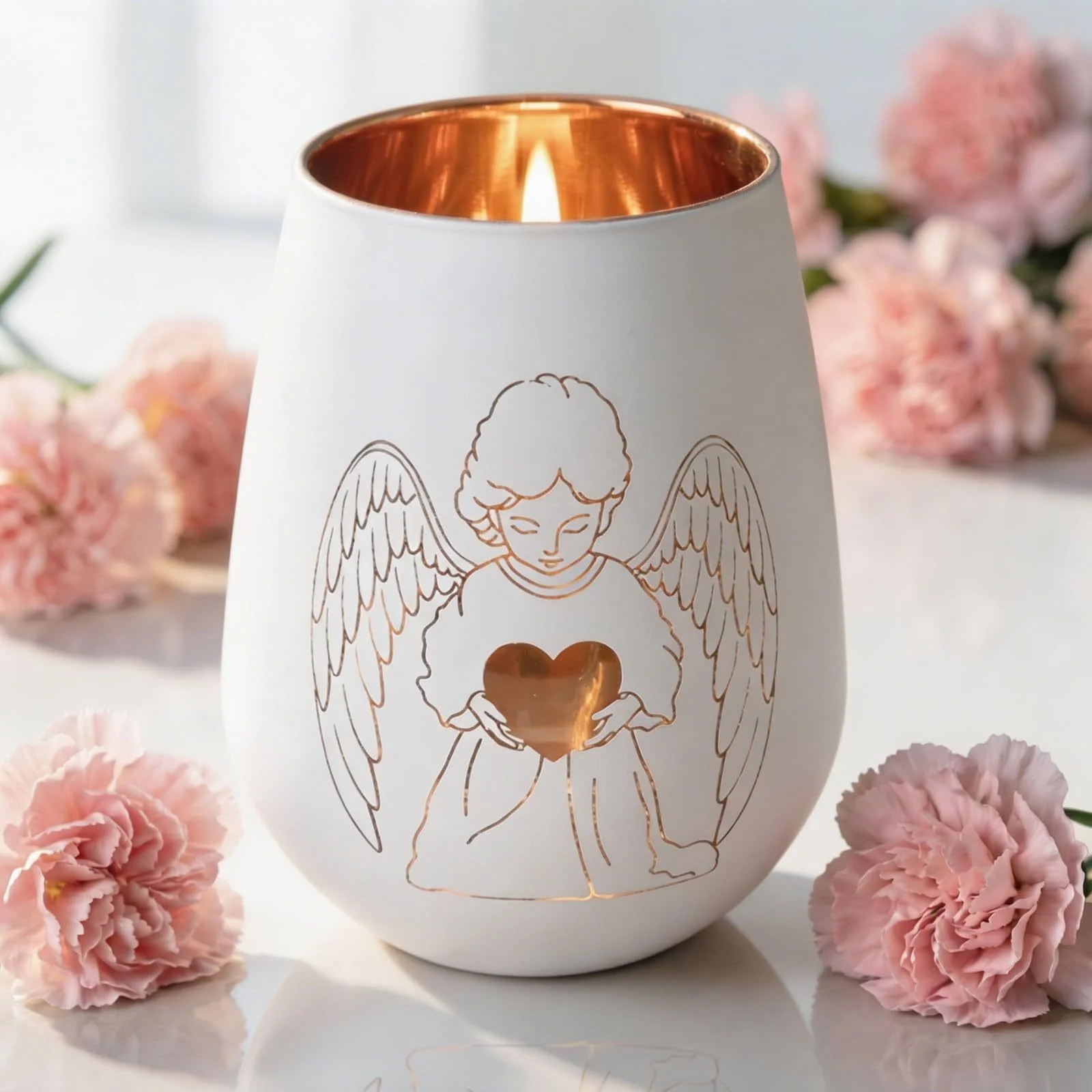 Angel Glass Lantern