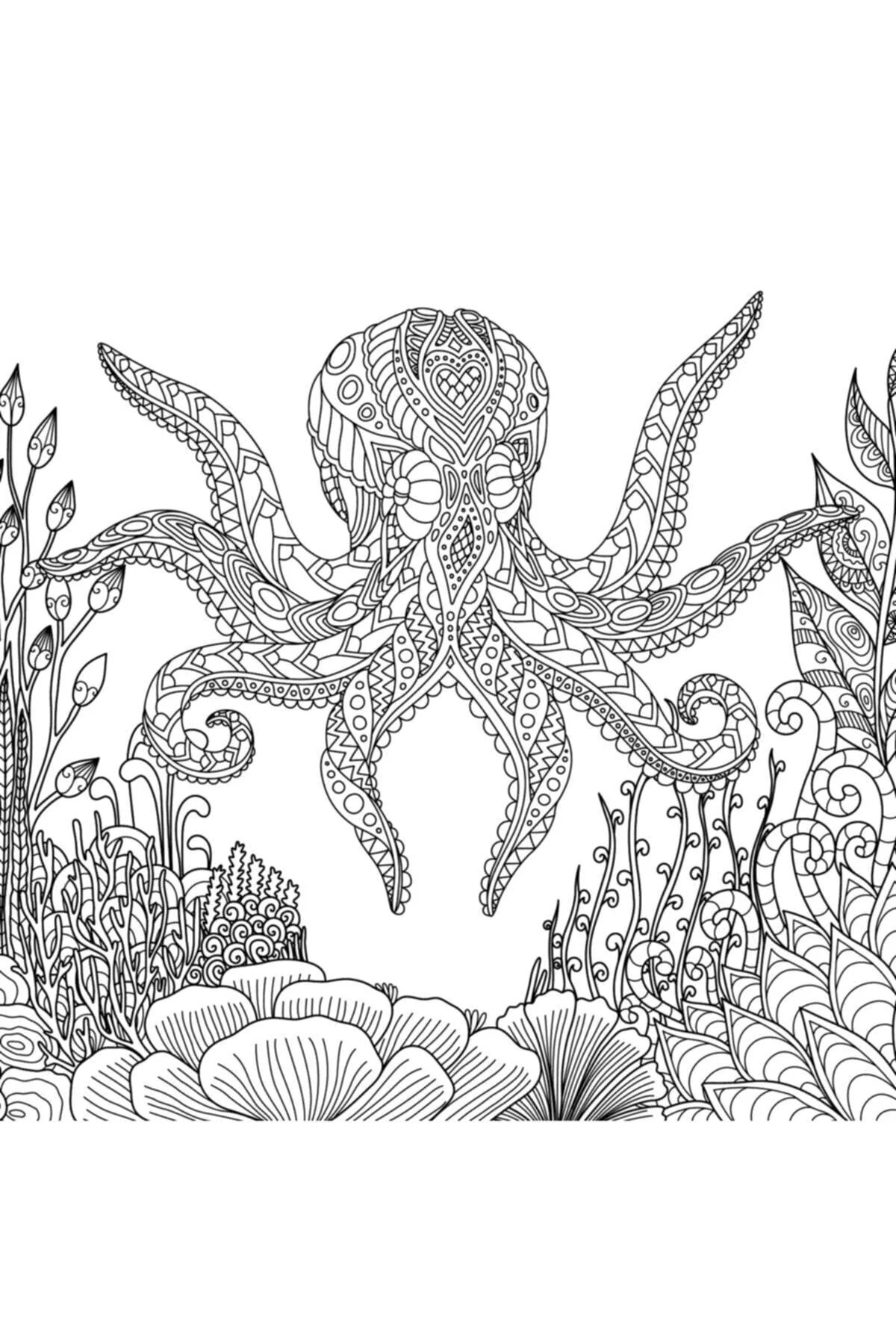 Mandala Coloring Book for Adults with Perforated Pages