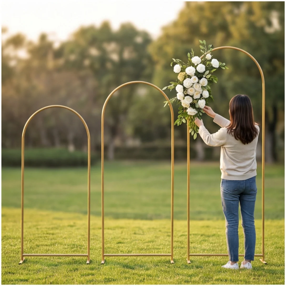 Arch Decoration Set - 3 Piece Metal Bracket Kit
