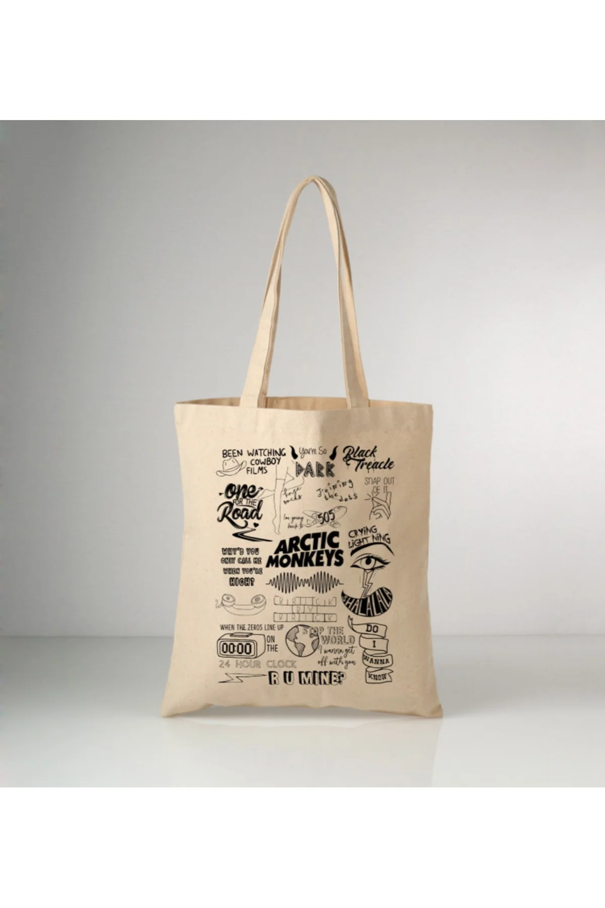 100% Cotton Raw Tote Bag 35x40cm with 60cm Handles