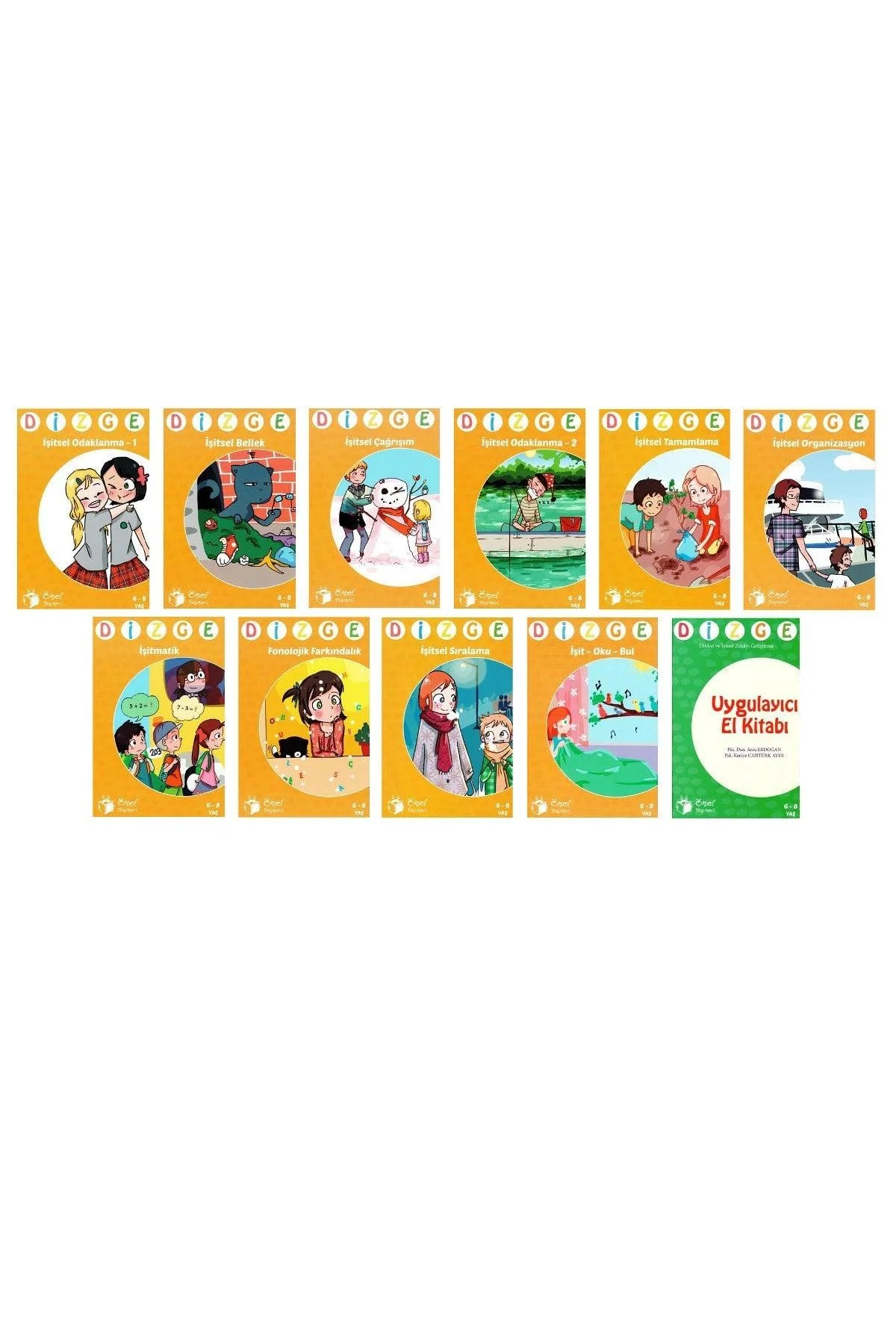 Visual Attention & Auditory Intelligence Workbook Set - 11 Books + Control Tool