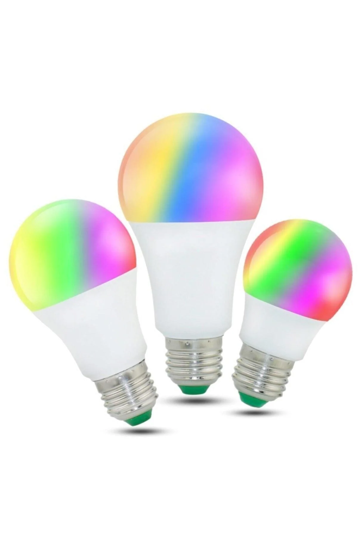 3-Pack RGBW Dimmable Smart LED Light Bulb E27 10W