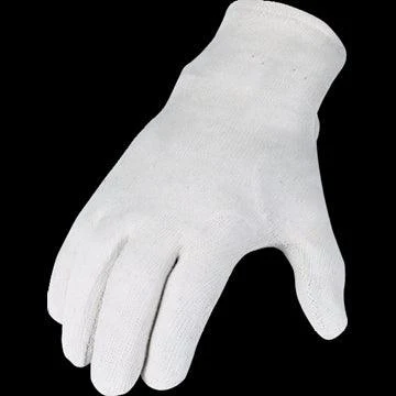 Cotton jersey work gloves, 12 pairs per box