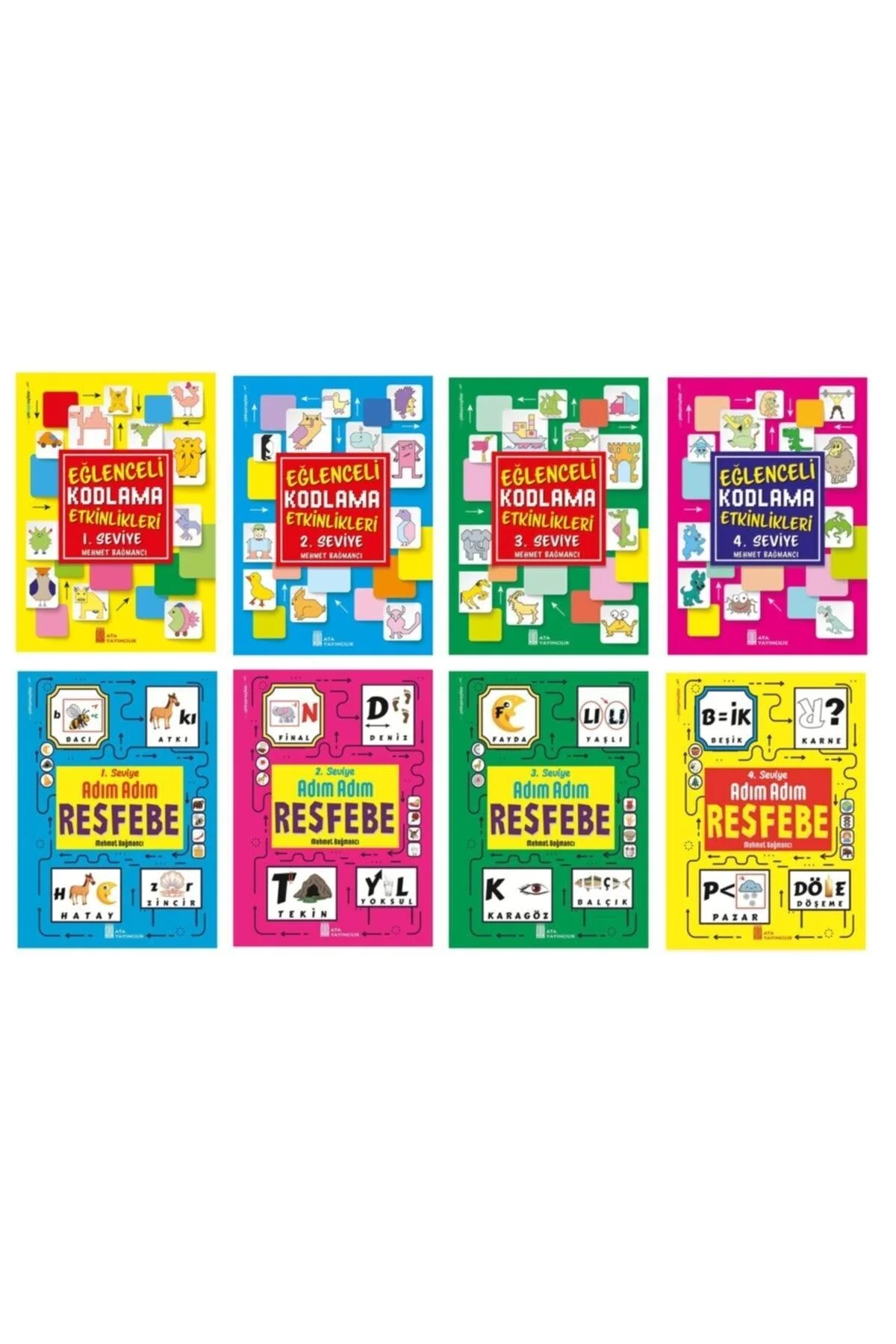 Coding and Logic Puzzle Activity Book Set for Kids