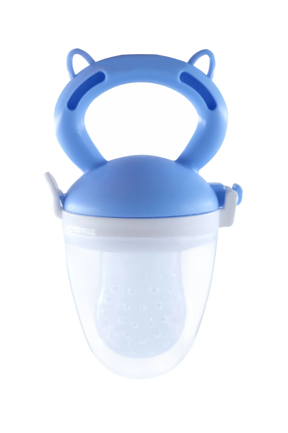 Silicone baby teether and solid food feeder