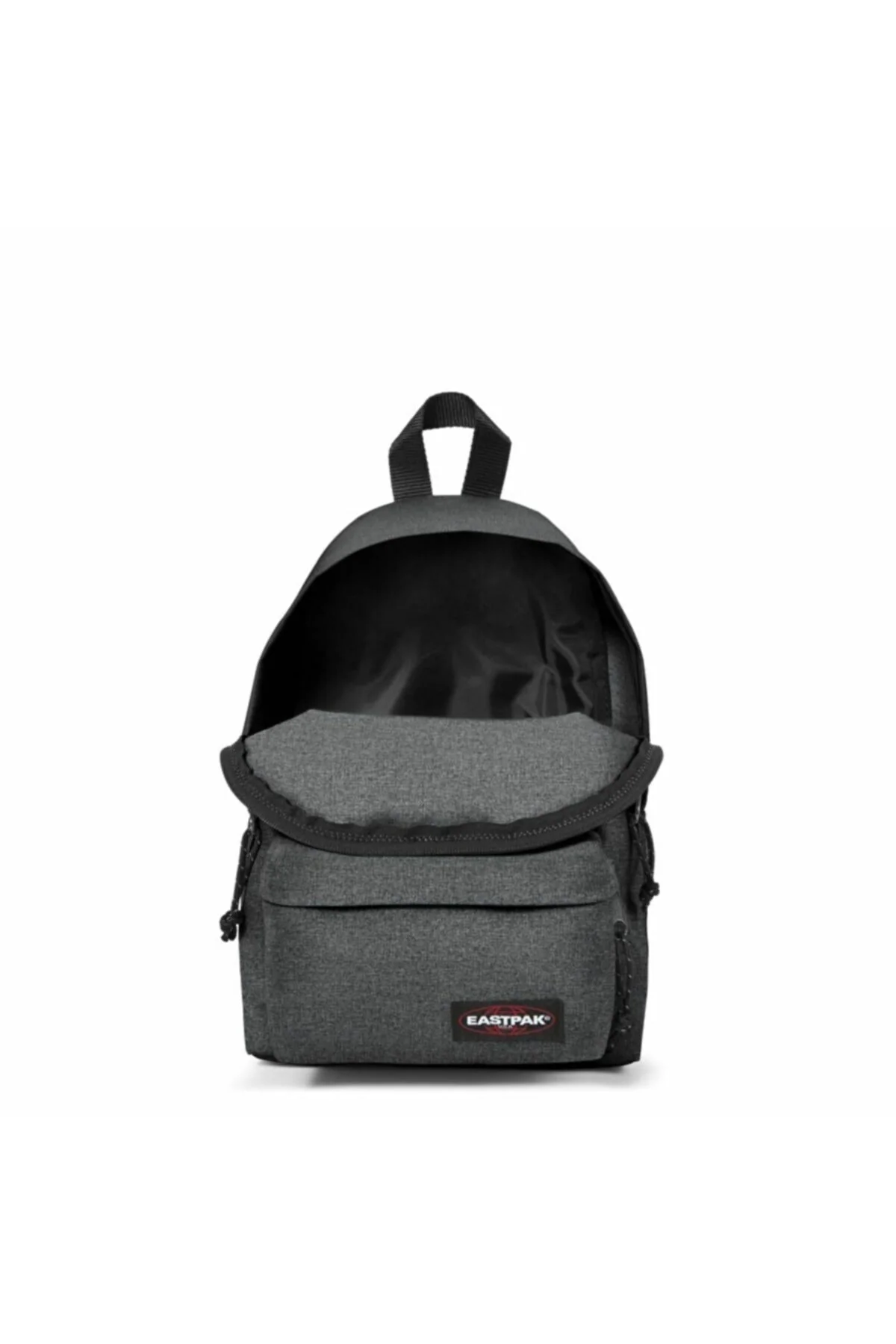Black denim polyamide unisex backpack