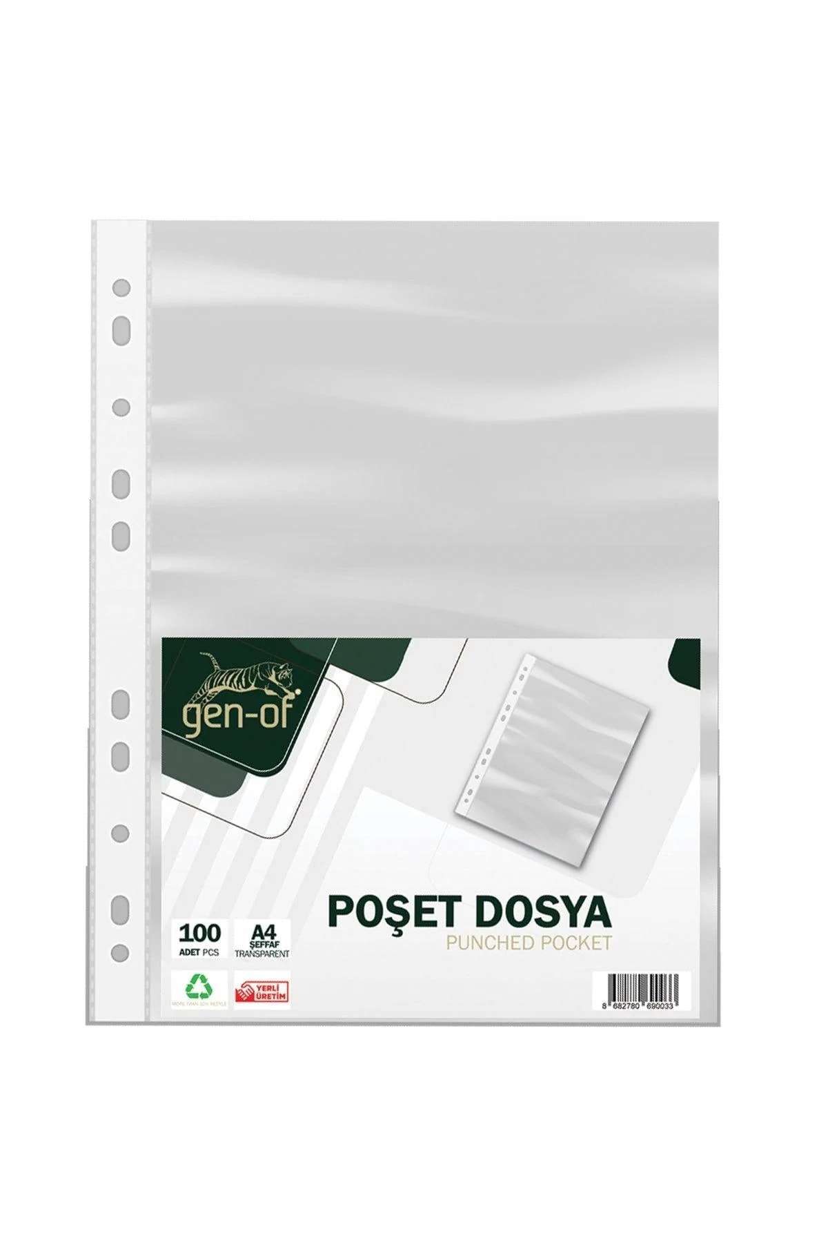 100-piece document bag file set for organized storage