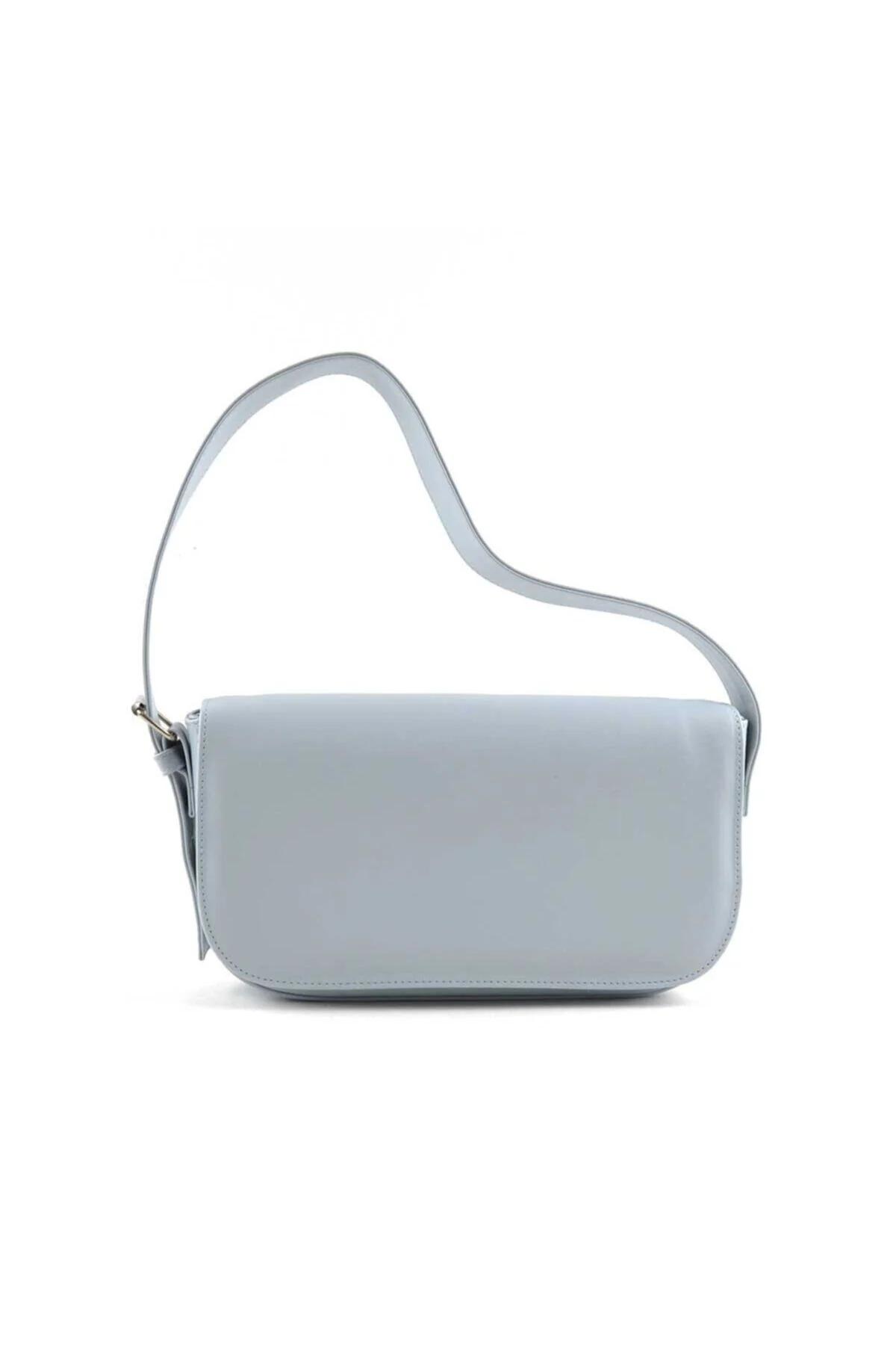 Women's Baguette Handbag with Lid Closure