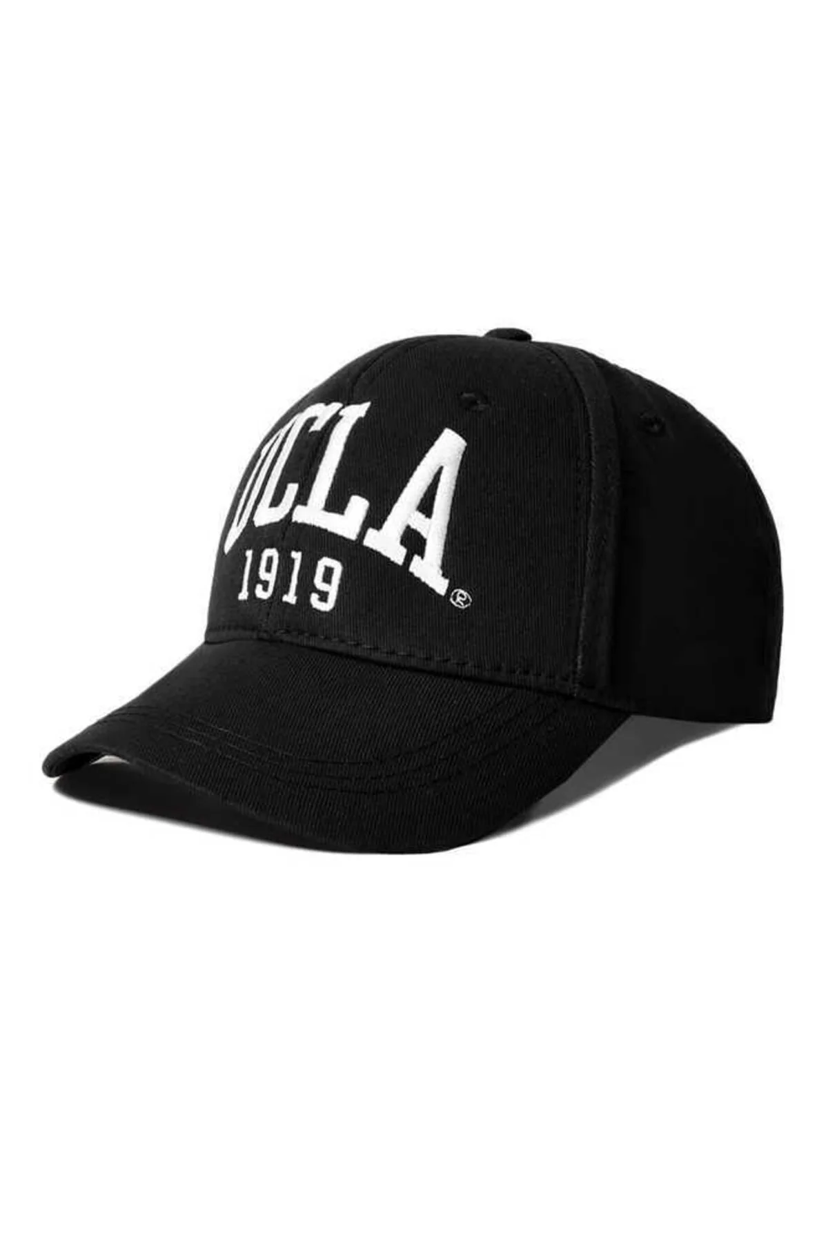 Black adjustable cotton baseball cap