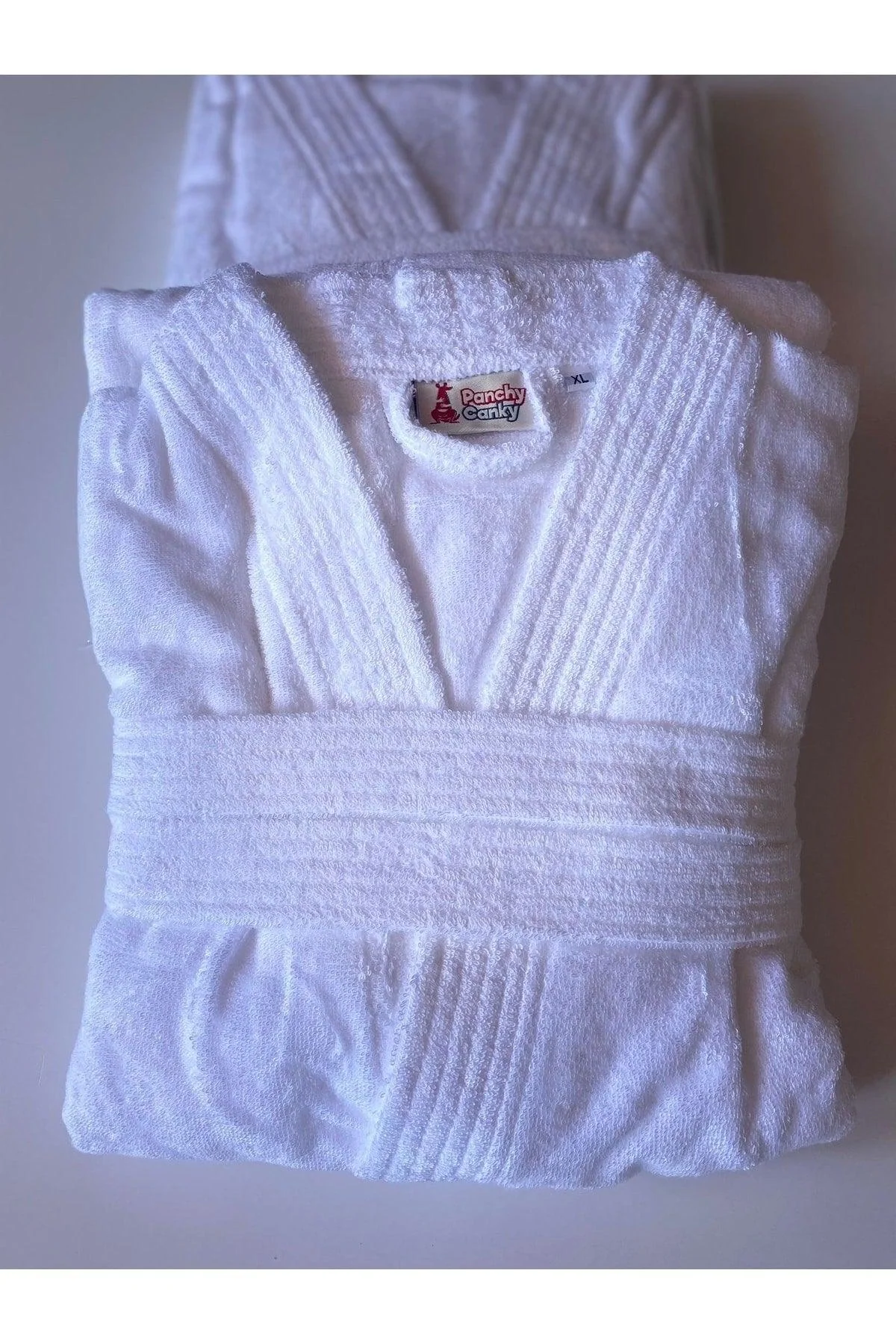 Bamboo‑Cotton Kimono Bathrobe – Soft, Absorbent, Hood‑Free
