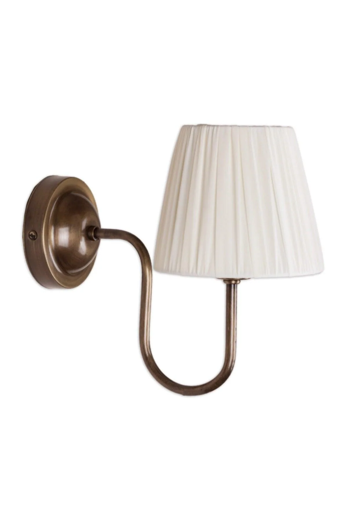 Handcrafted Cream Metal Wall Sconce with Knitted Shade