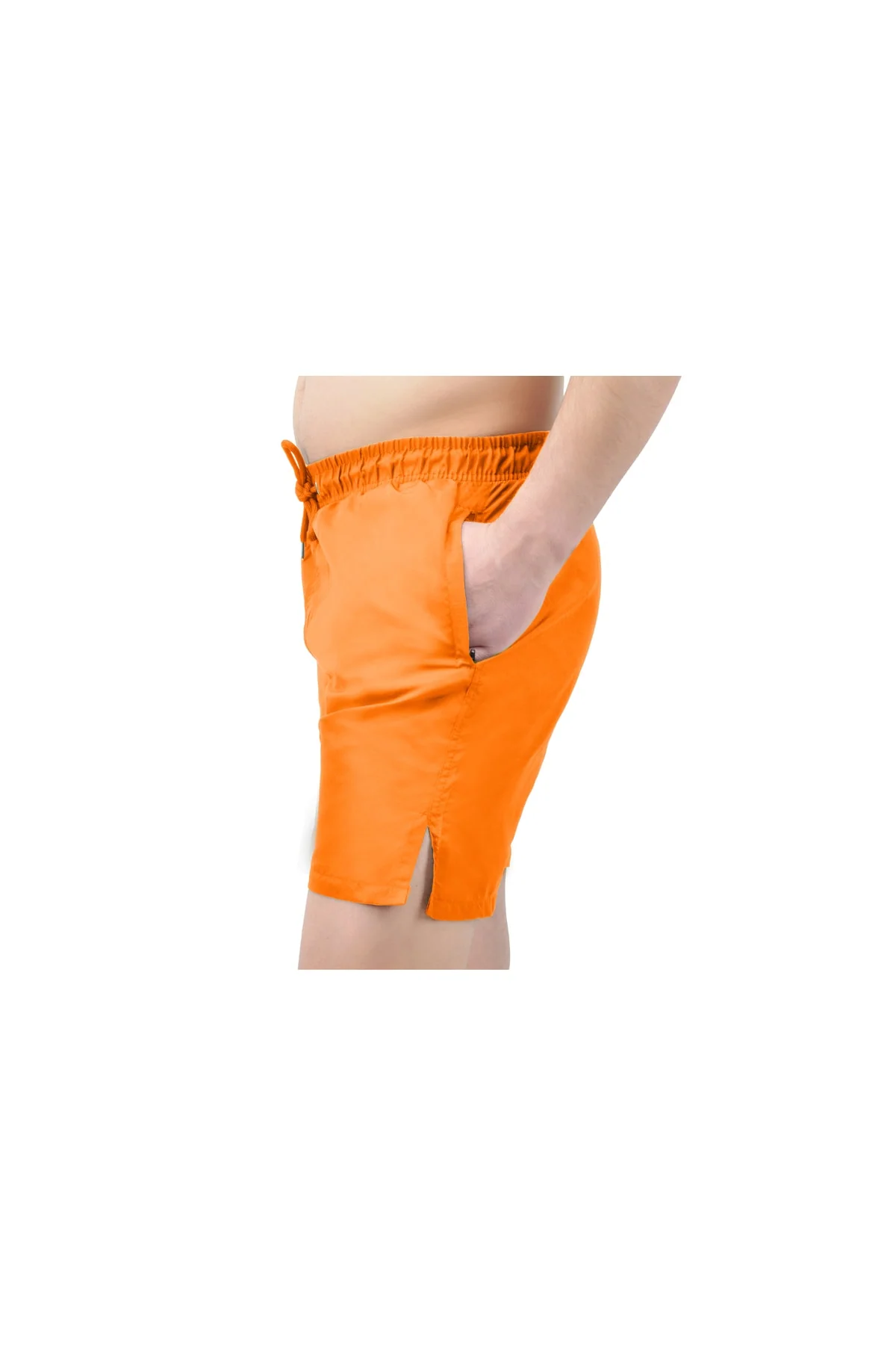 Men's Quick-Dry Marine Shorts in Black Polyester