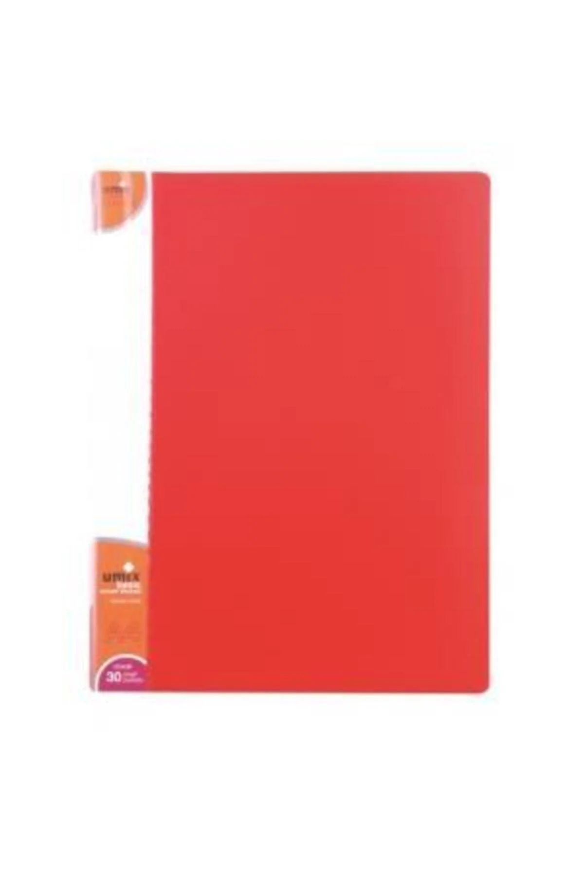 Red presentation folders for professional document storage (A4 size, 40-pack)