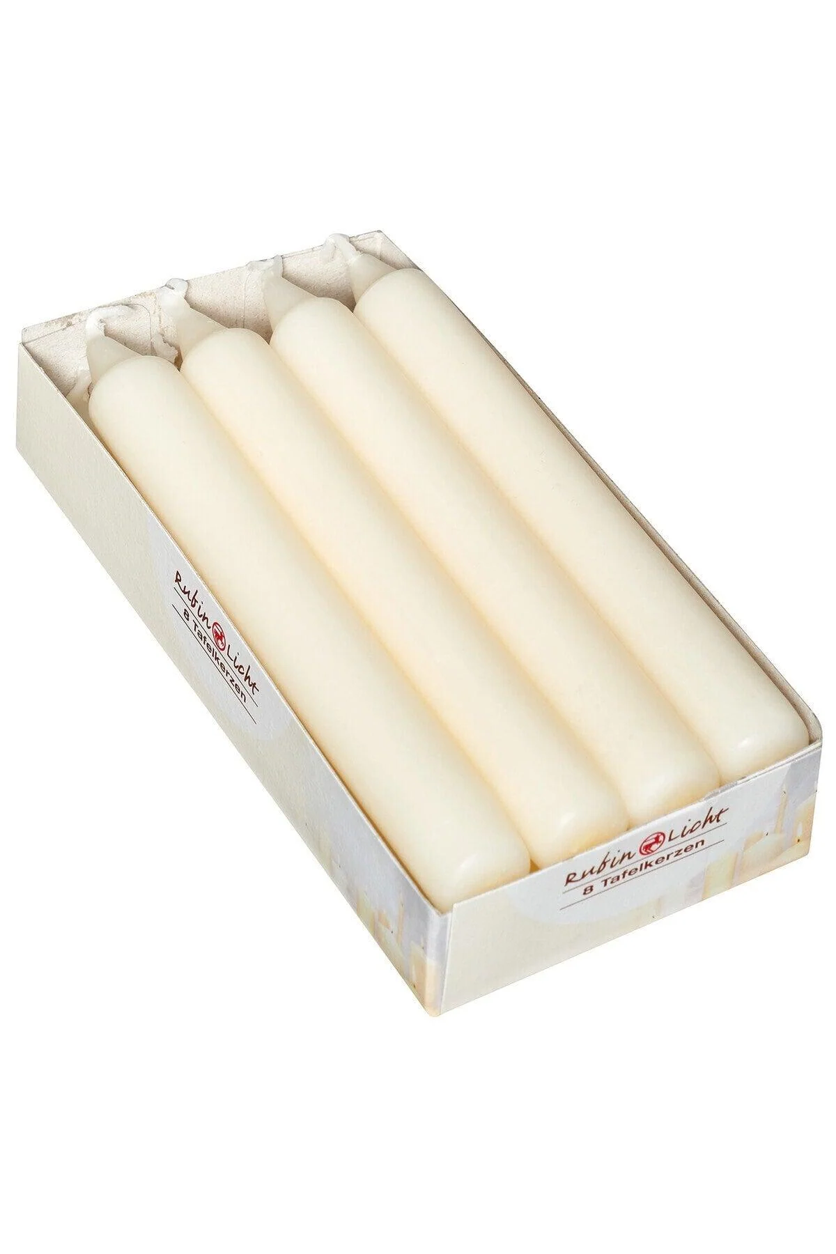 Set of 8 Beige Decorative Candlesticks