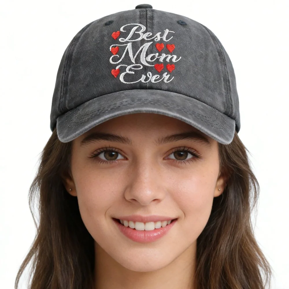 Best Mom Ever Adjustable Baseball Cap