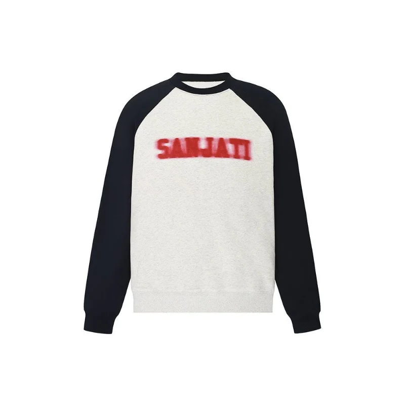 Bicolor Raglan Loose Couple Tee
