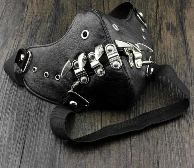 Biker Leather Mask