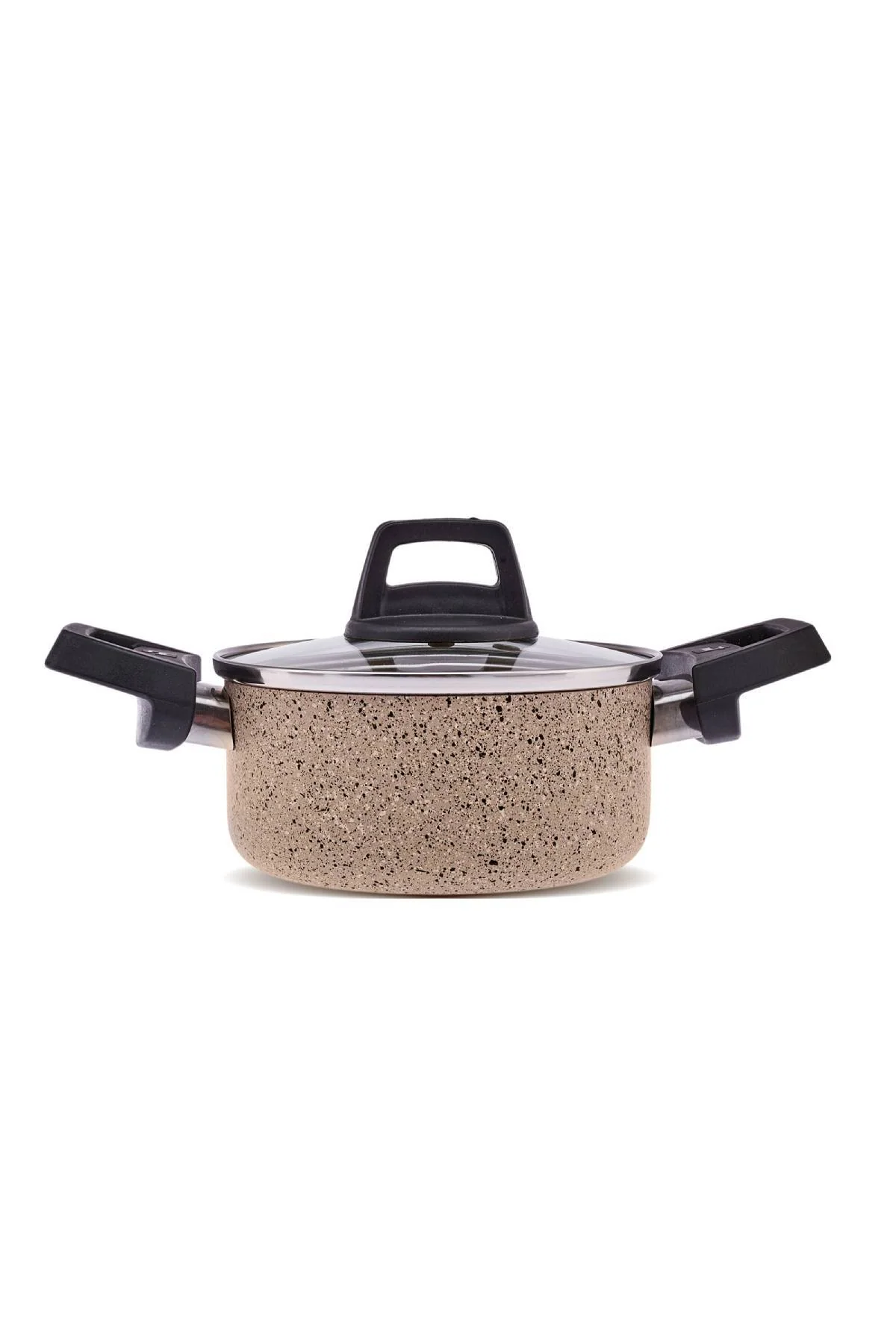 12-piece granite-coated stainless steel cookware set