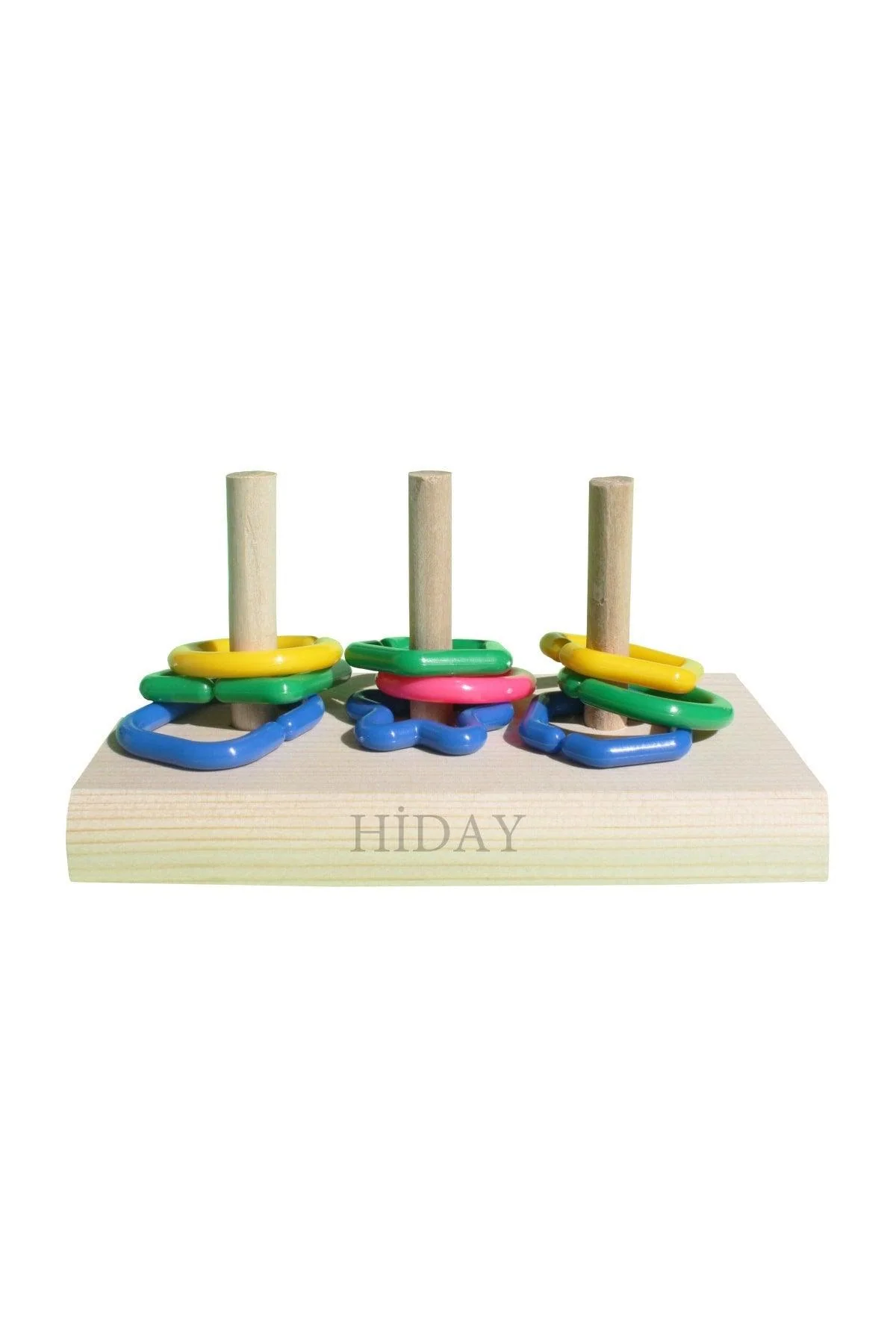 Natural Wooden Bird Toy for Mental Stimulation
