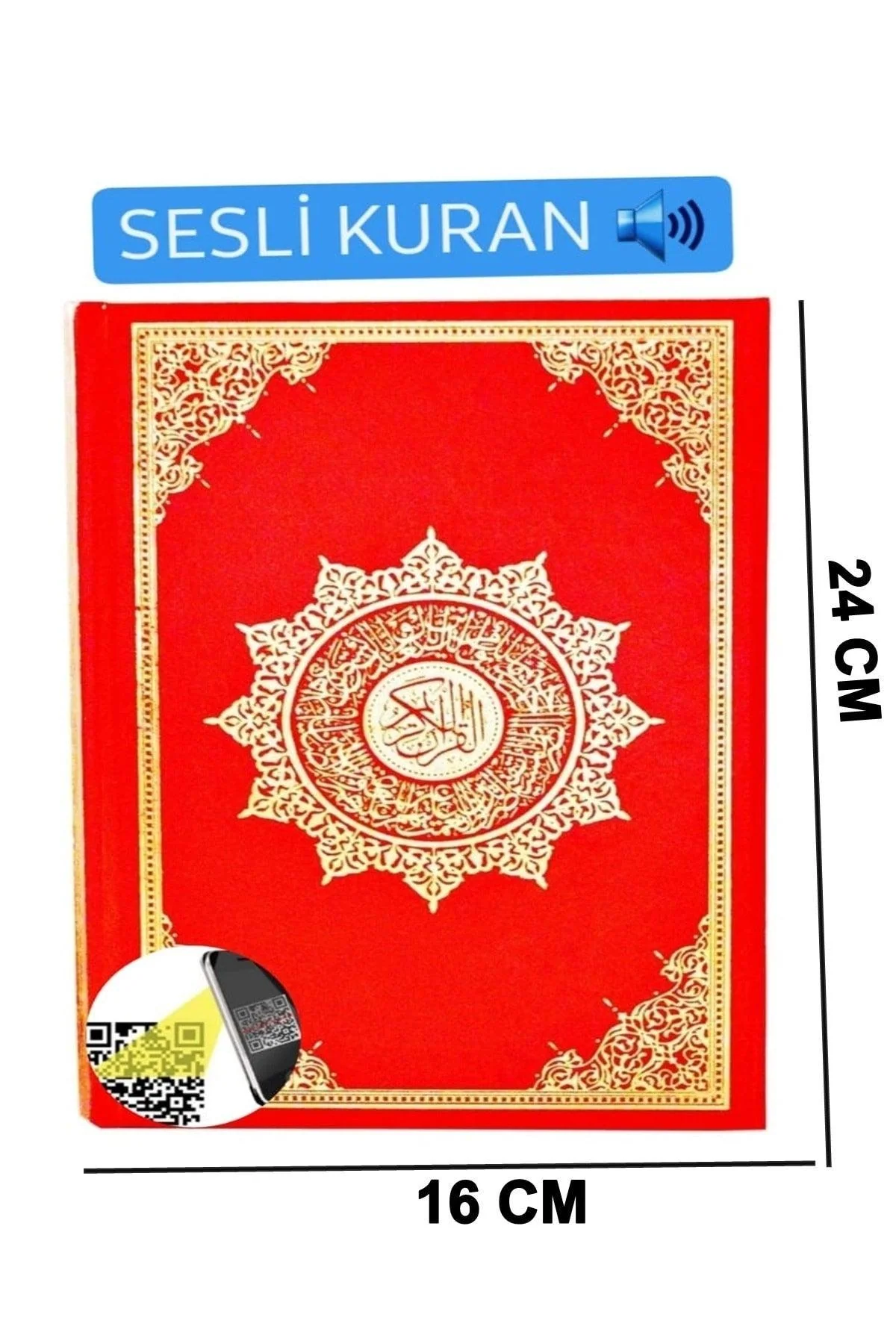 Medium-sized bilingual Quran with Turkish and Arabic text