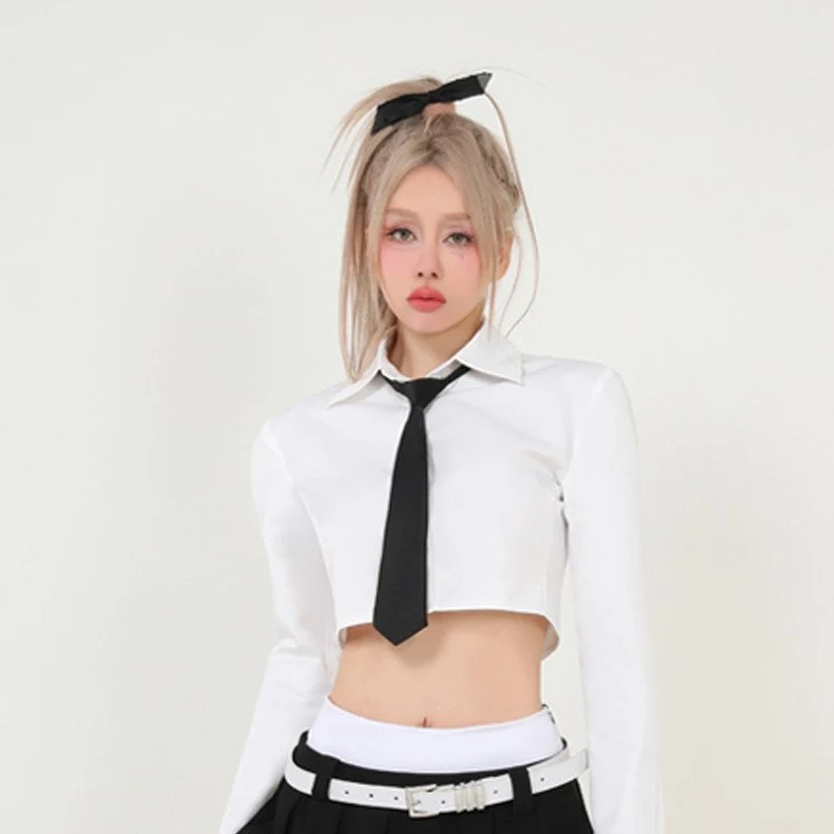Black Polyester Tie for Professionals