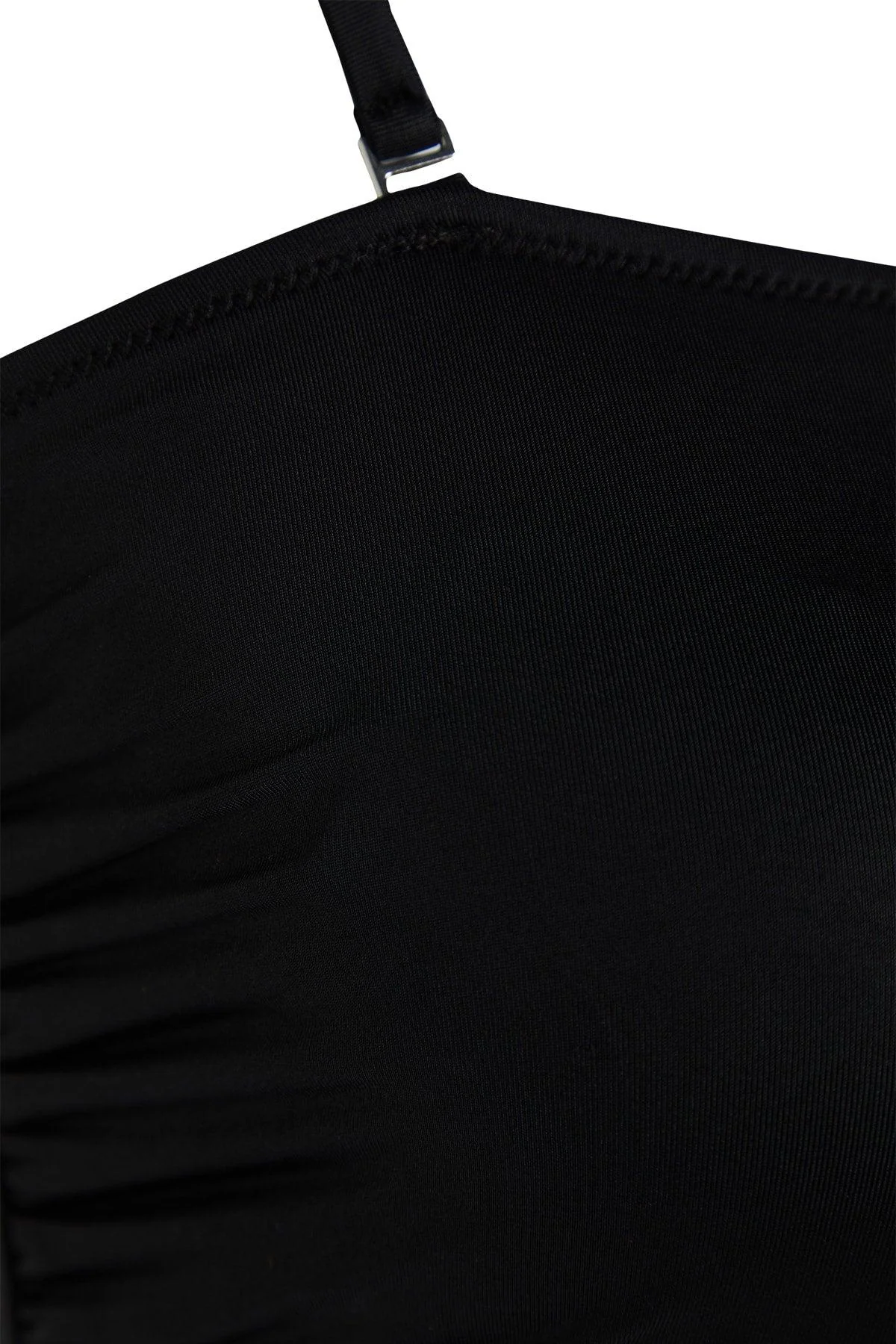 Women's Black Strapless Bikini Top
