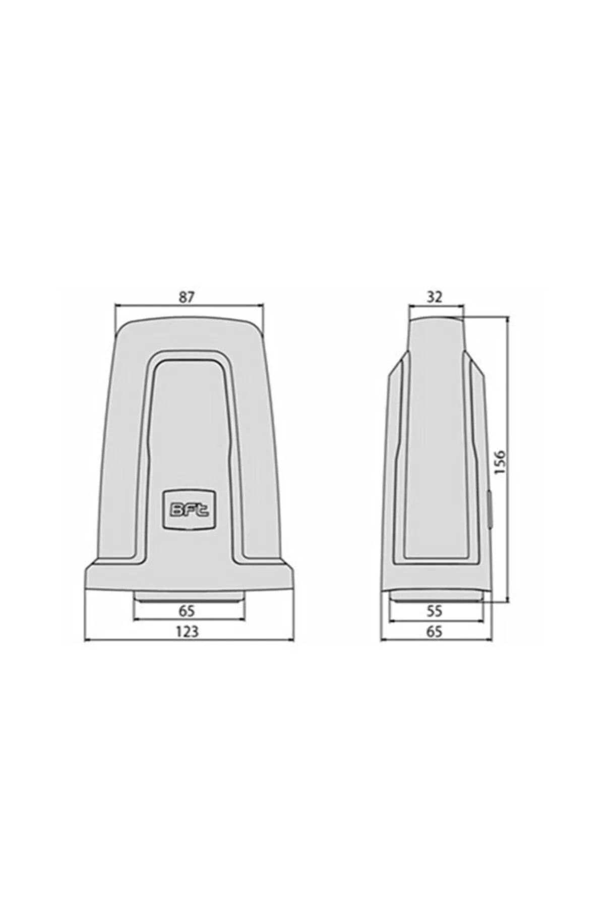 230V LED Flasher for Automatic Doors and Barriers - Security Indicator Light