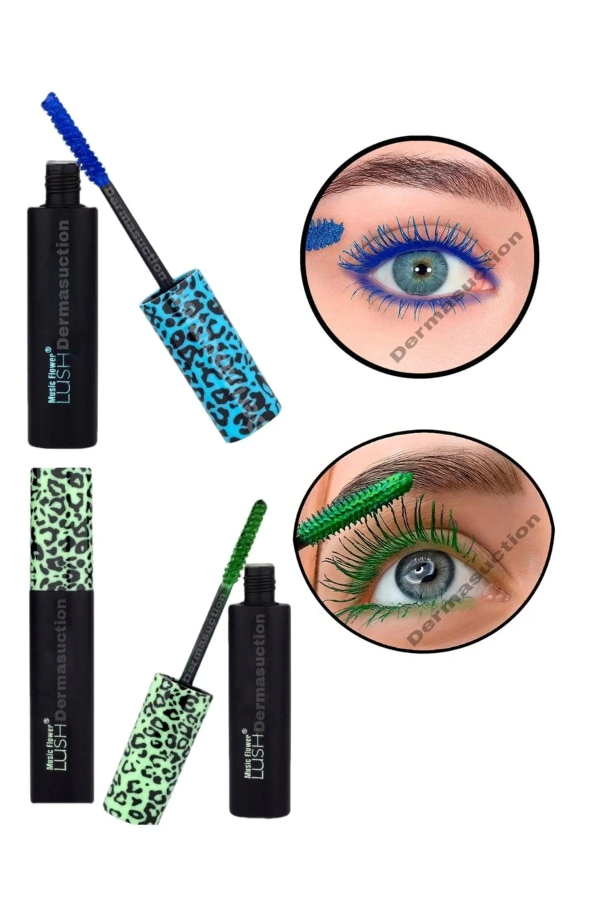 Blue and Green Dual Mascara Set – 3D Volume