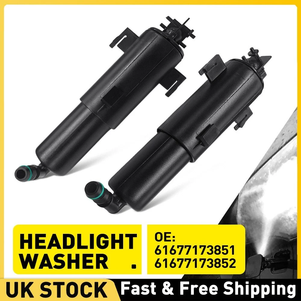 BMW X5 E70 Front Headlight Washer Nozzle Set (Left & Right)