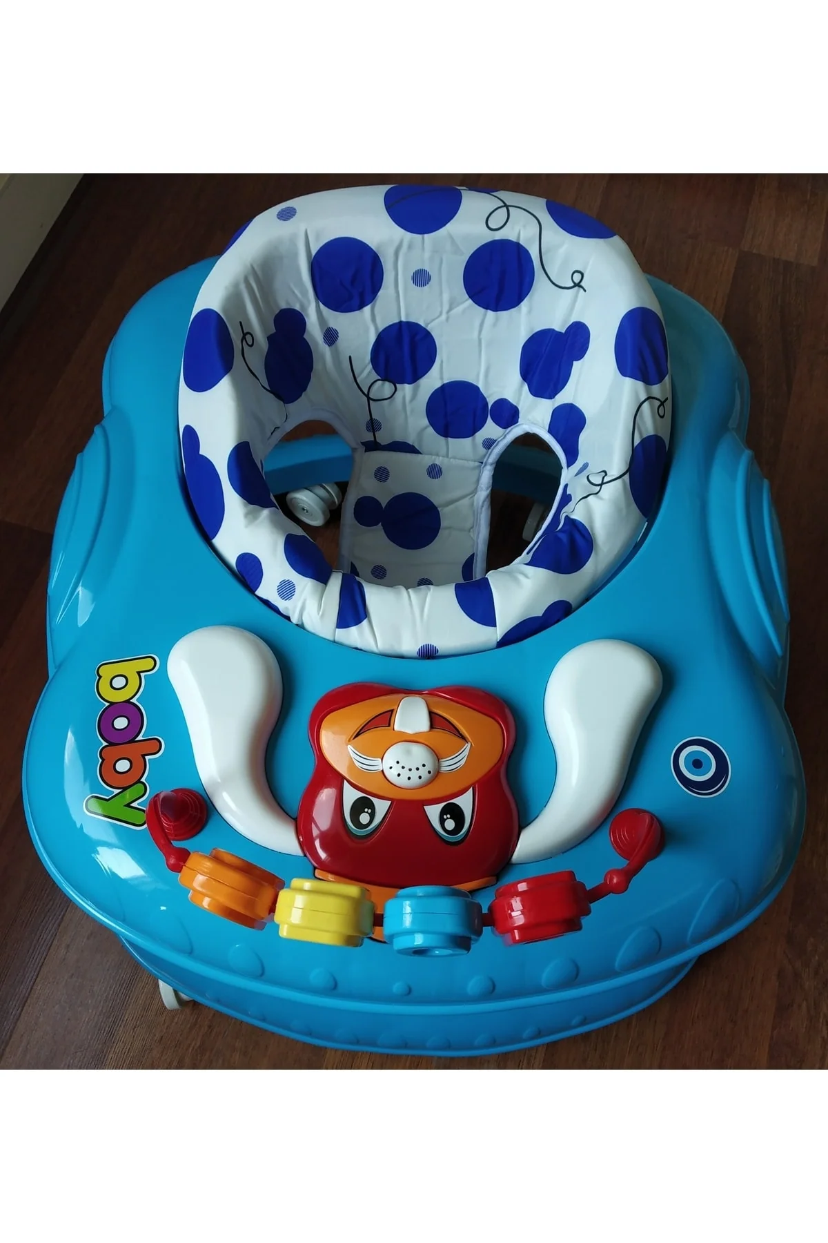 Musical baby walker with colorful lights and orthopedic seat