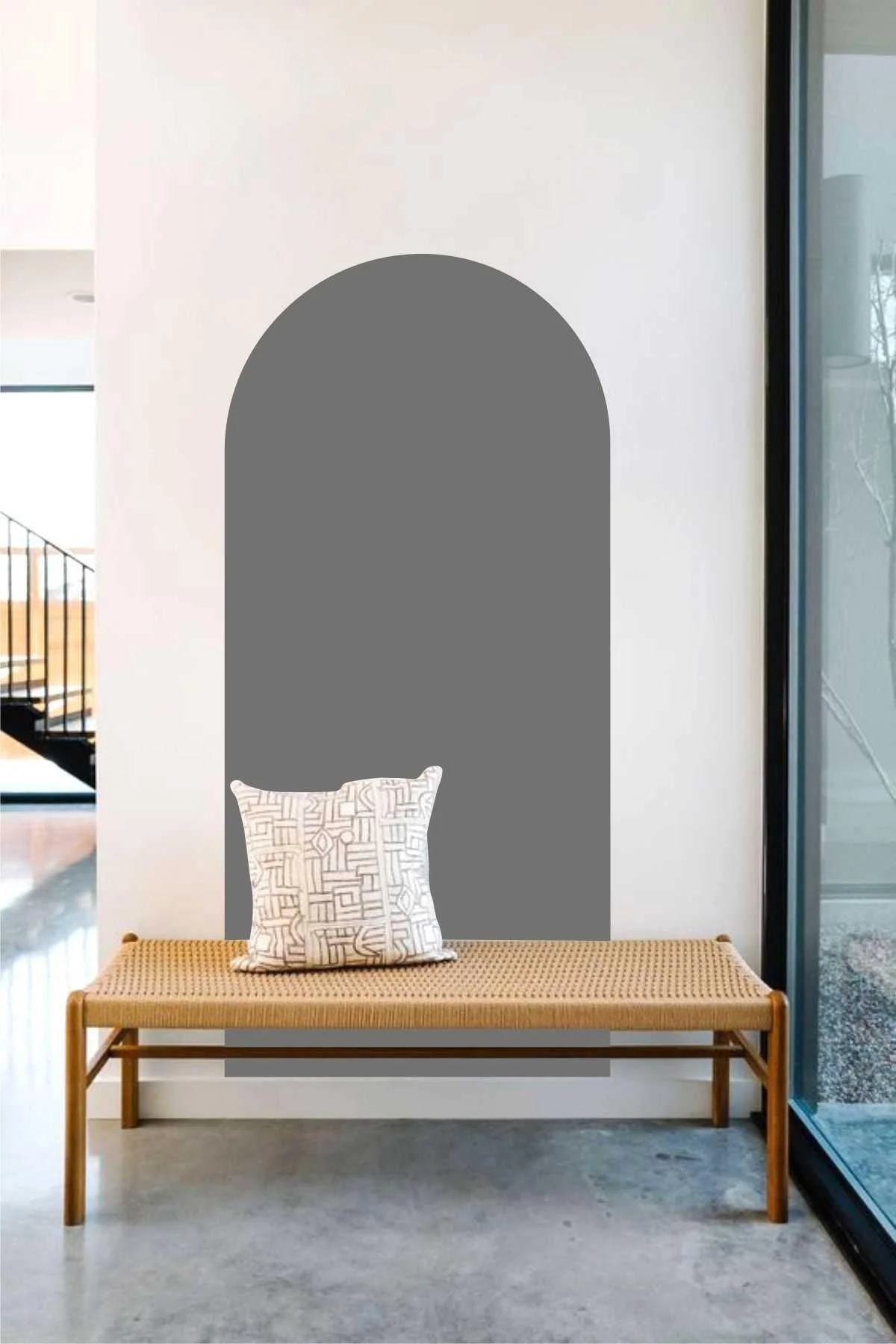 Bohemian Oval Self‑Adhesive Wall Sticker