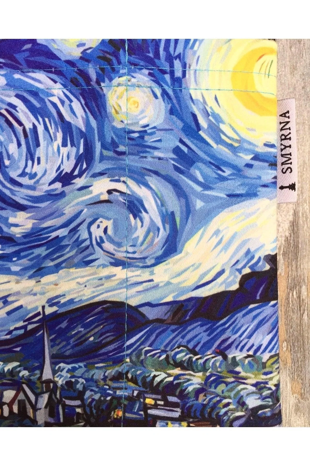 Starry Night book cover with storage for gadgets and accessories