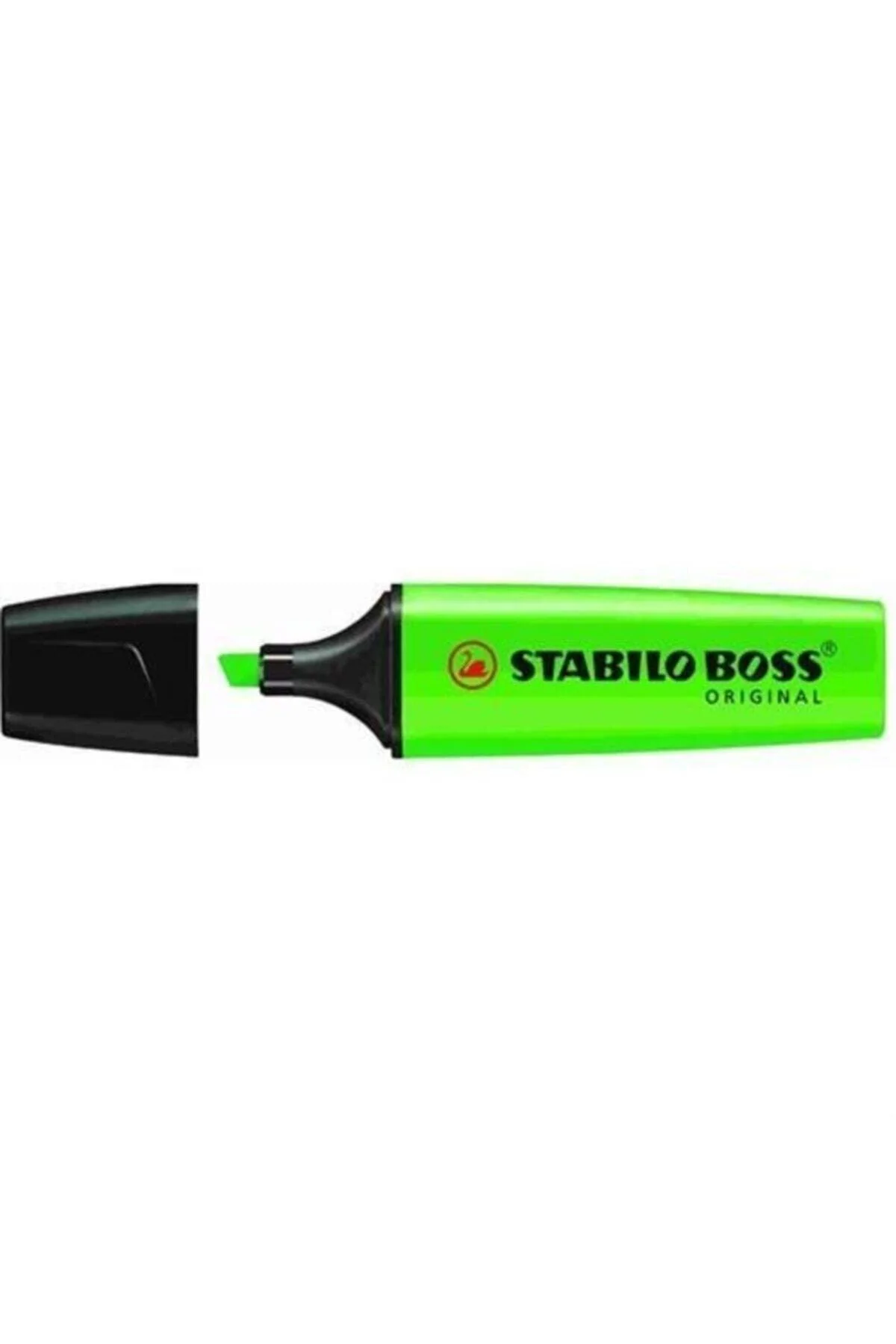 Green highlighter pen for study and office use