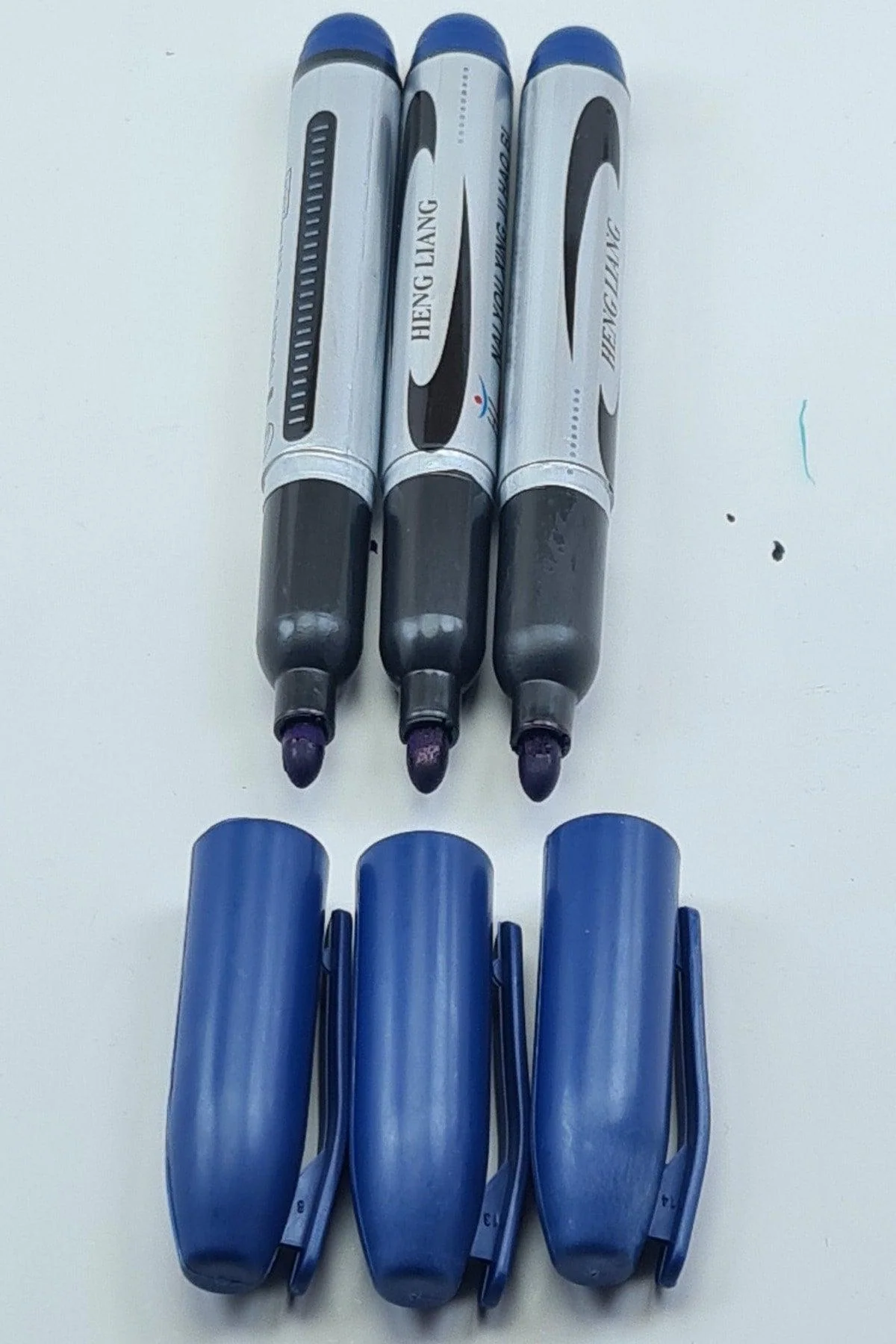 Permanent marker pen set 3 pieces