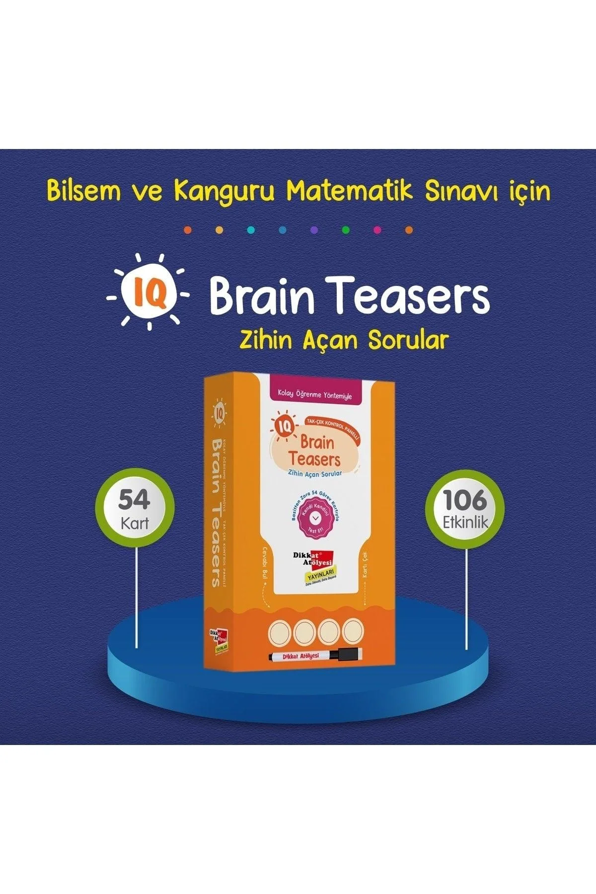 Brain Teaser Cards for Kids: Math and Logic Puzzles