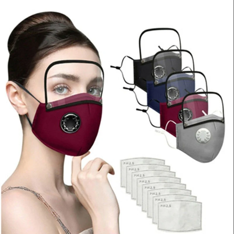 Breathable Protective Cotton Mask with Valve