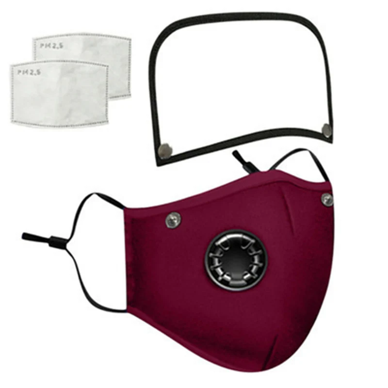 Breathable Protective Cotton Mask with Valve