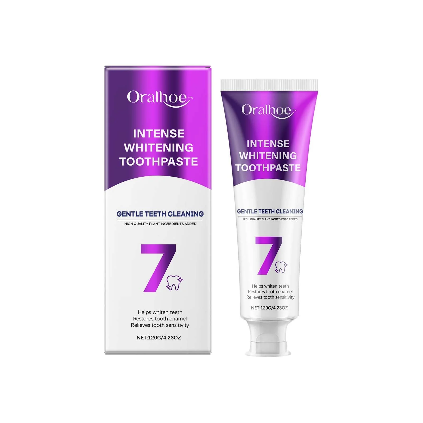 Bright White Toothpaste for Stain Removal 120g