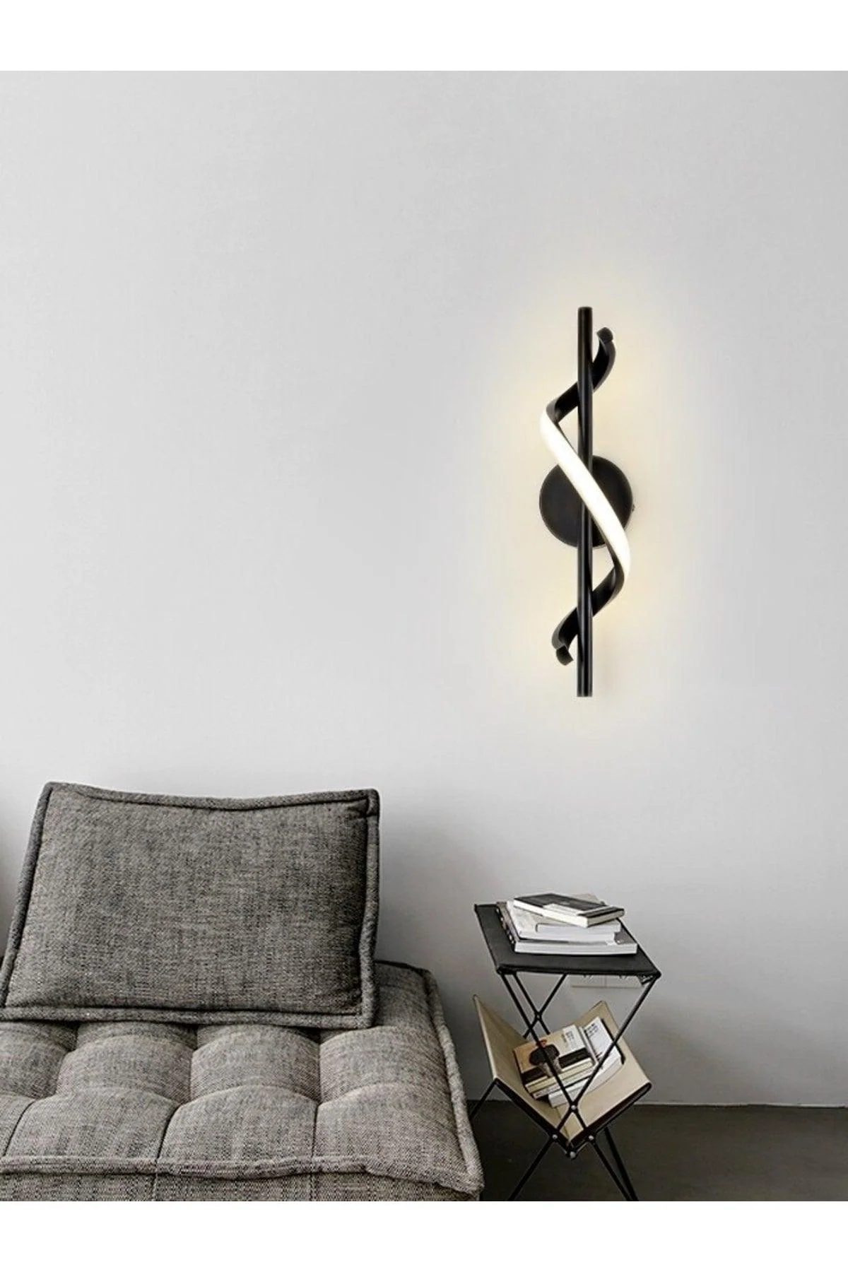 White LED wall sconce for ambient lighting