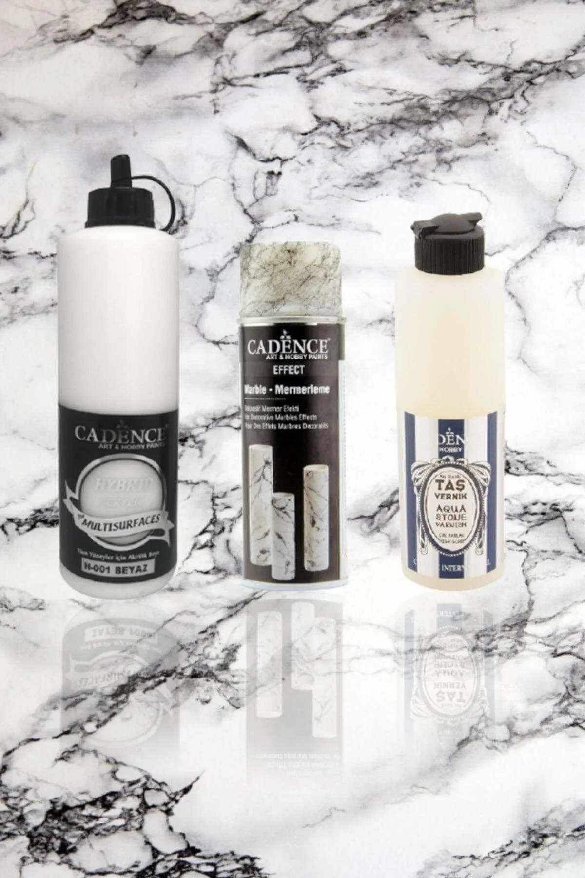 Marble effect craft production set