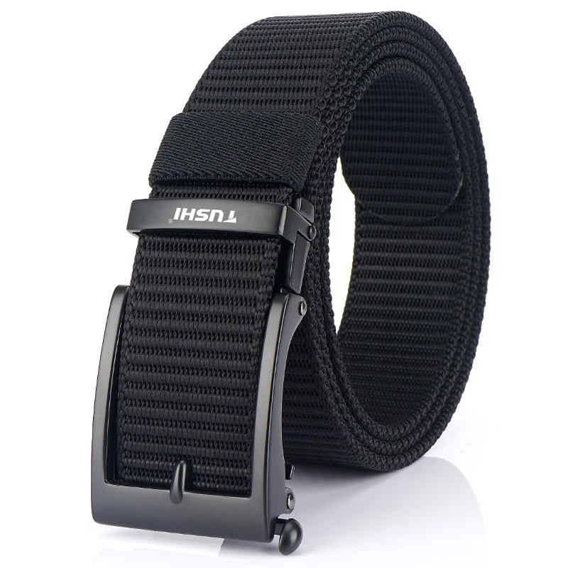 Casual Automatic Buckle Canvas Belt for Men
