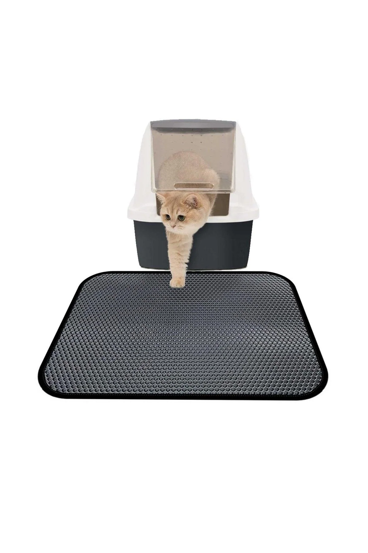Cat Litter Mat – 40 × 60 cm, Non‑Slip